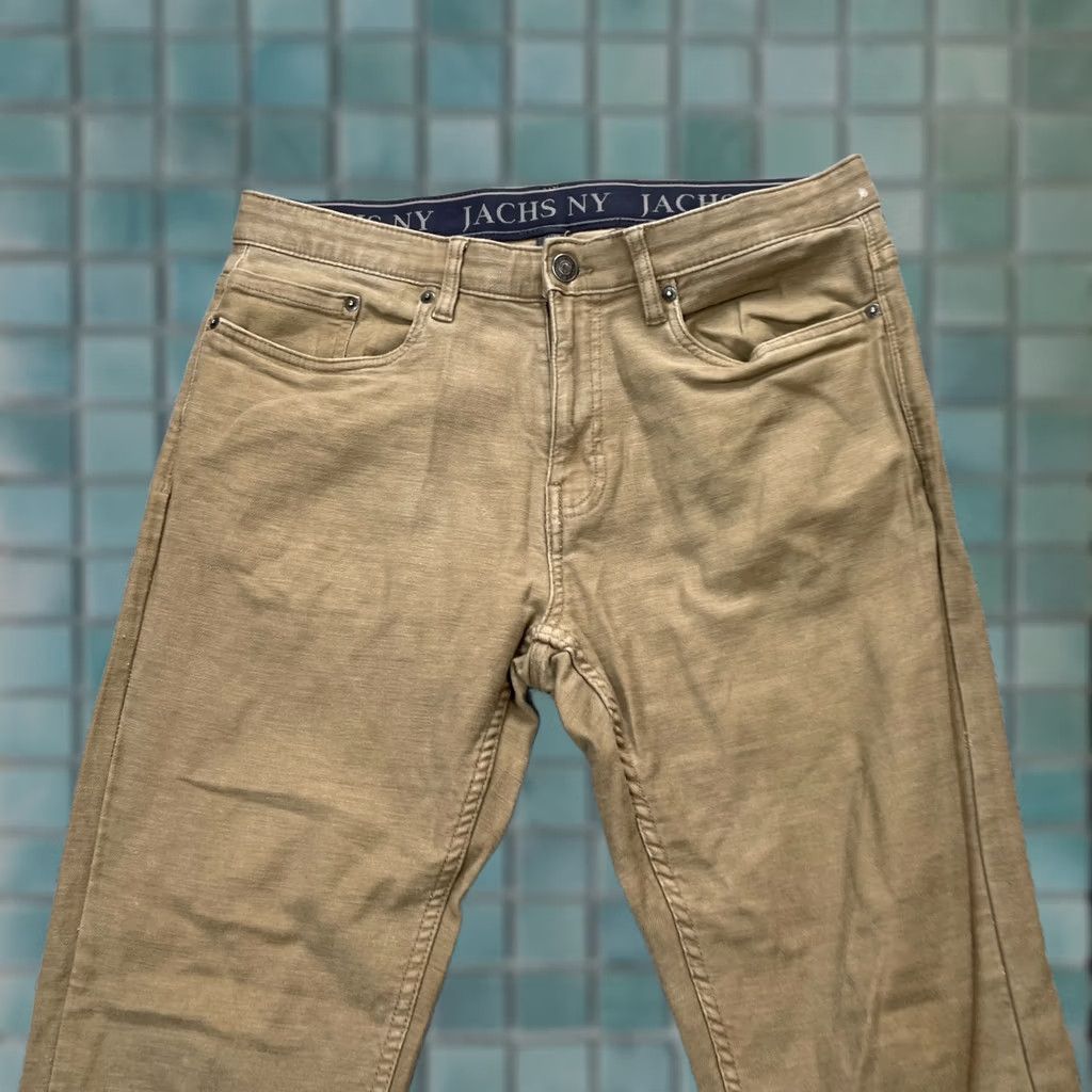 Logo 7 JACHS Pants Mens 34x30 Beige Ankle Cotton Stretch Straight Leg Logo Outdoor Shirt? Size US 34 / EU 50 - 1 Thumbnail