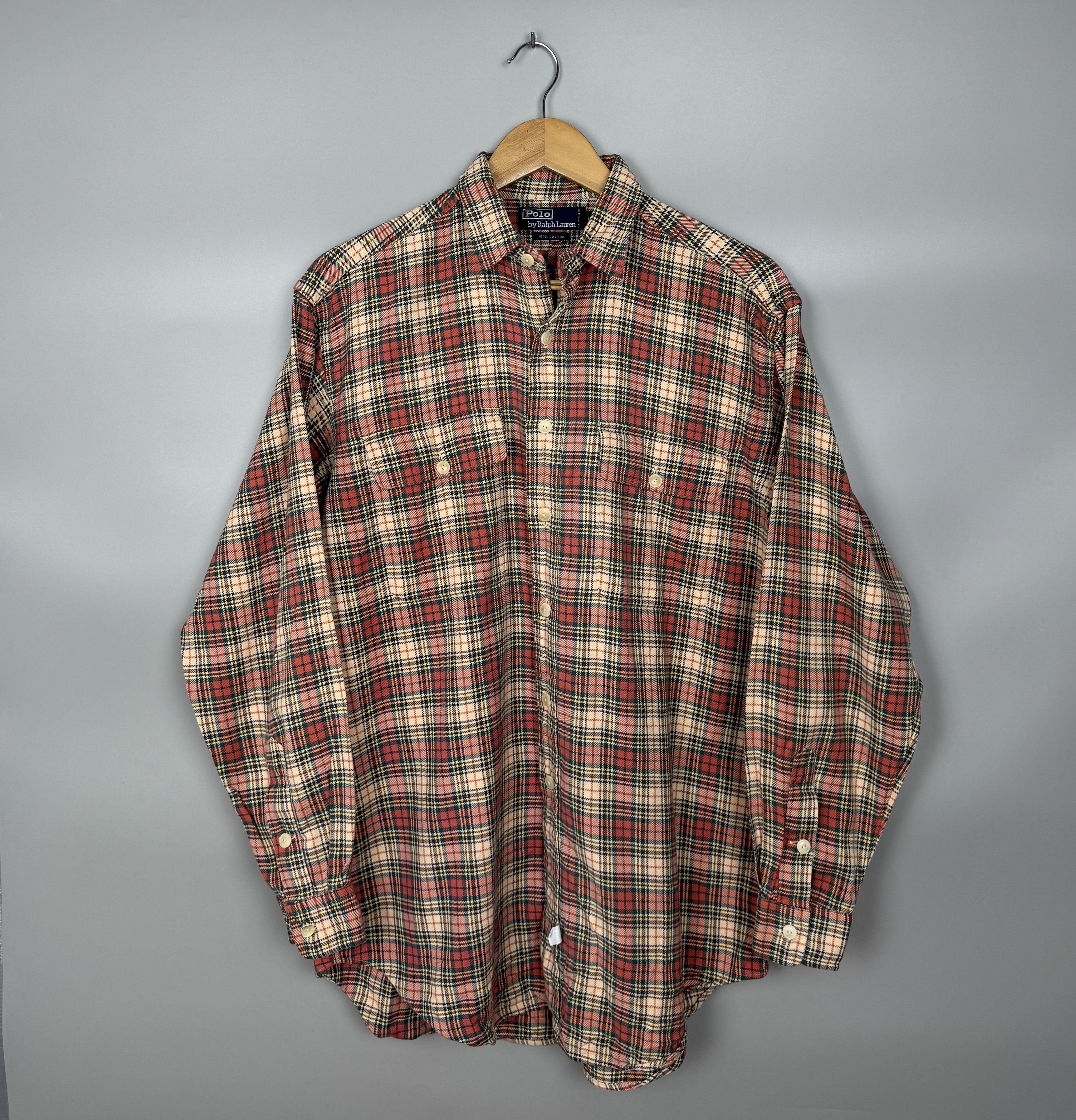 Polo Ralph Lauren Polo Ralph Lauren Vintage Checkered Button Ups Shirt Size US M / EU 48-50 / 2 - 1 Thumbnail