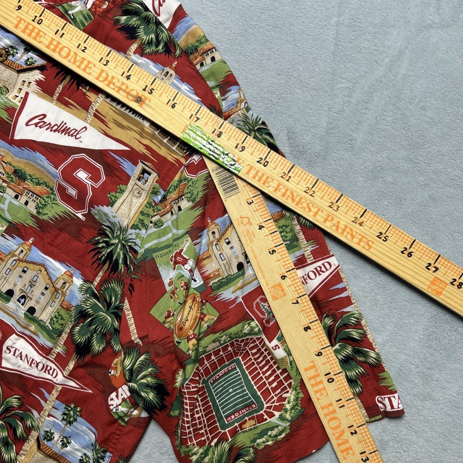 Reyn Spooner Reyn Spooner NCAA Stanford Louis Cardinals Large Band Collar Size US L / EU 52-54 / 3 - 16 Thumbnail