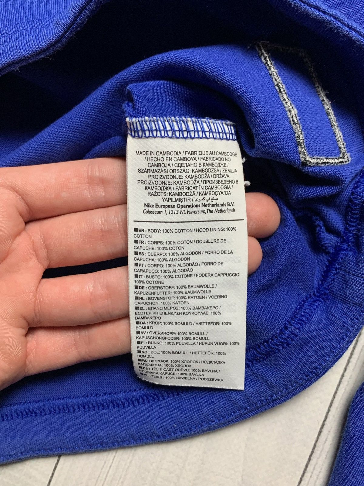 Vintage Chelsea soccer hoodie size S logo swoosh blue Size US S / EU 44-46 / 1 - 3 Thumbnail