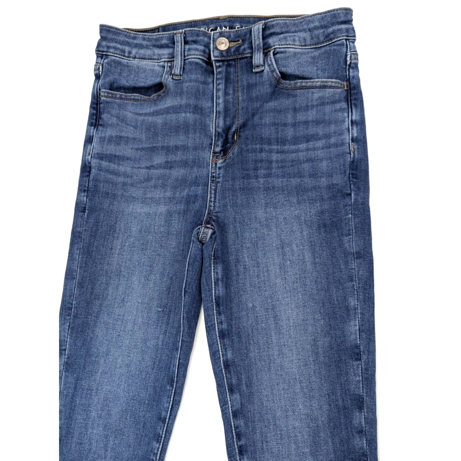 American Eagle Outfitters American Eagle Outfitters Jegging Denim Jeans, Women 0 Short (25x26) Blue Size 28" / US 6 / IT 42 - 2 Thumbnail