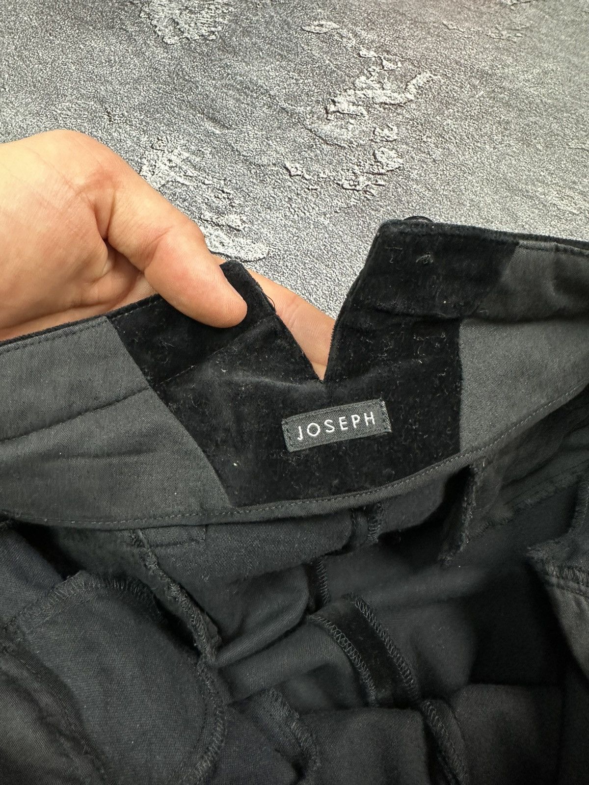 Joseph Joseph velvet pants Women’s Black Velour Luxury Size 28" / US 6 / IT 42 - 11 Thumbnail