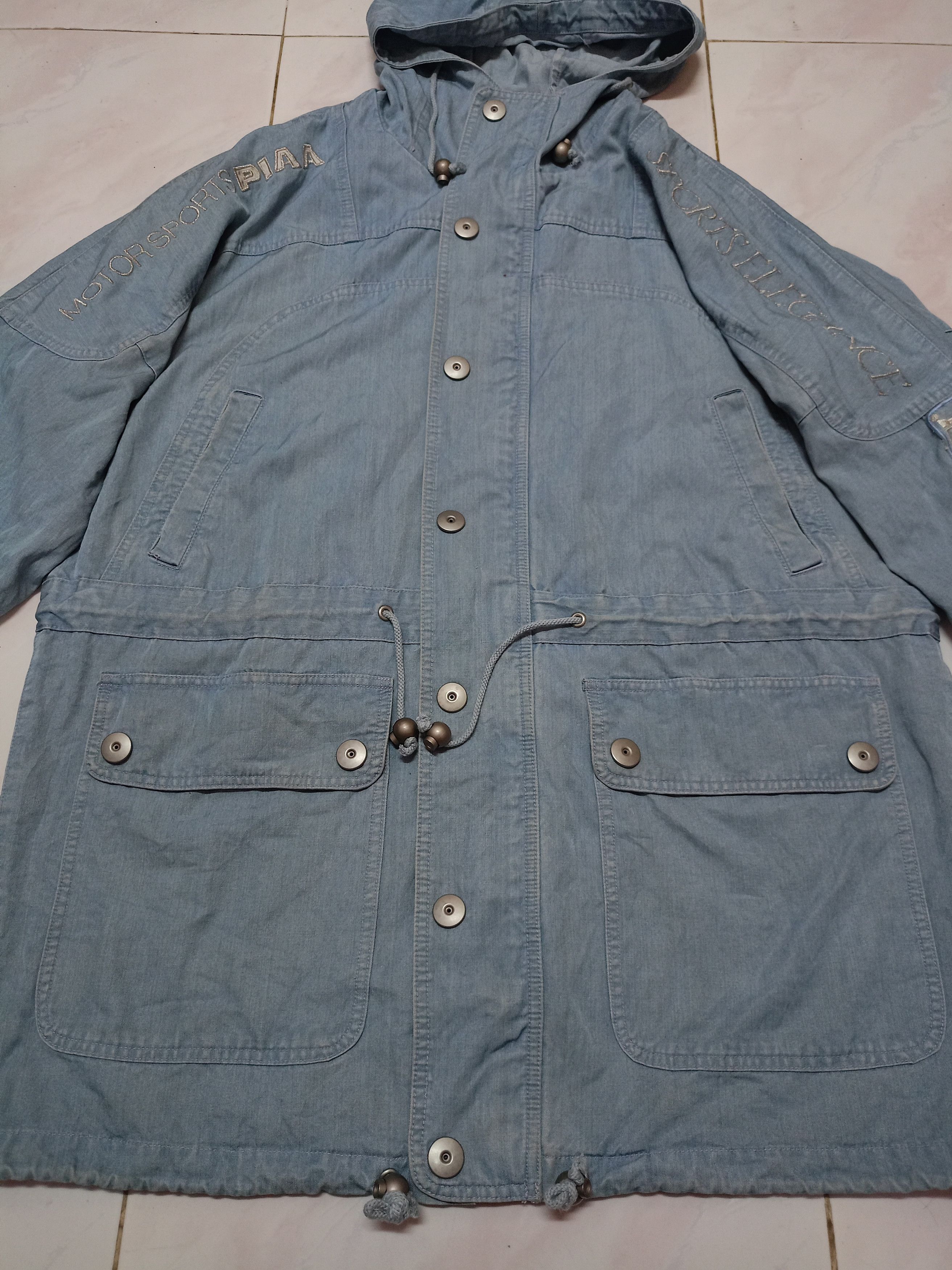 Japanese Brand × Vintage 🔥Denim parkas PIAA MOTORSPORTS X Vintage🔥 Size US XL / EU 56 / 4 - 3 Thumbnail