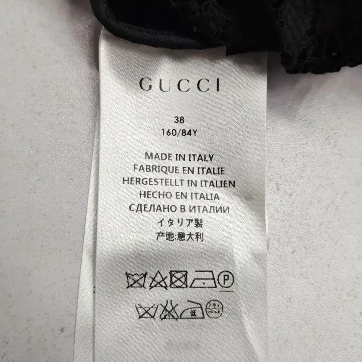 Gucci Gucci Gucci Black Lace Short Sleeve Dress -2506 Size US 38 / EU 54 - 3 Thumbnail