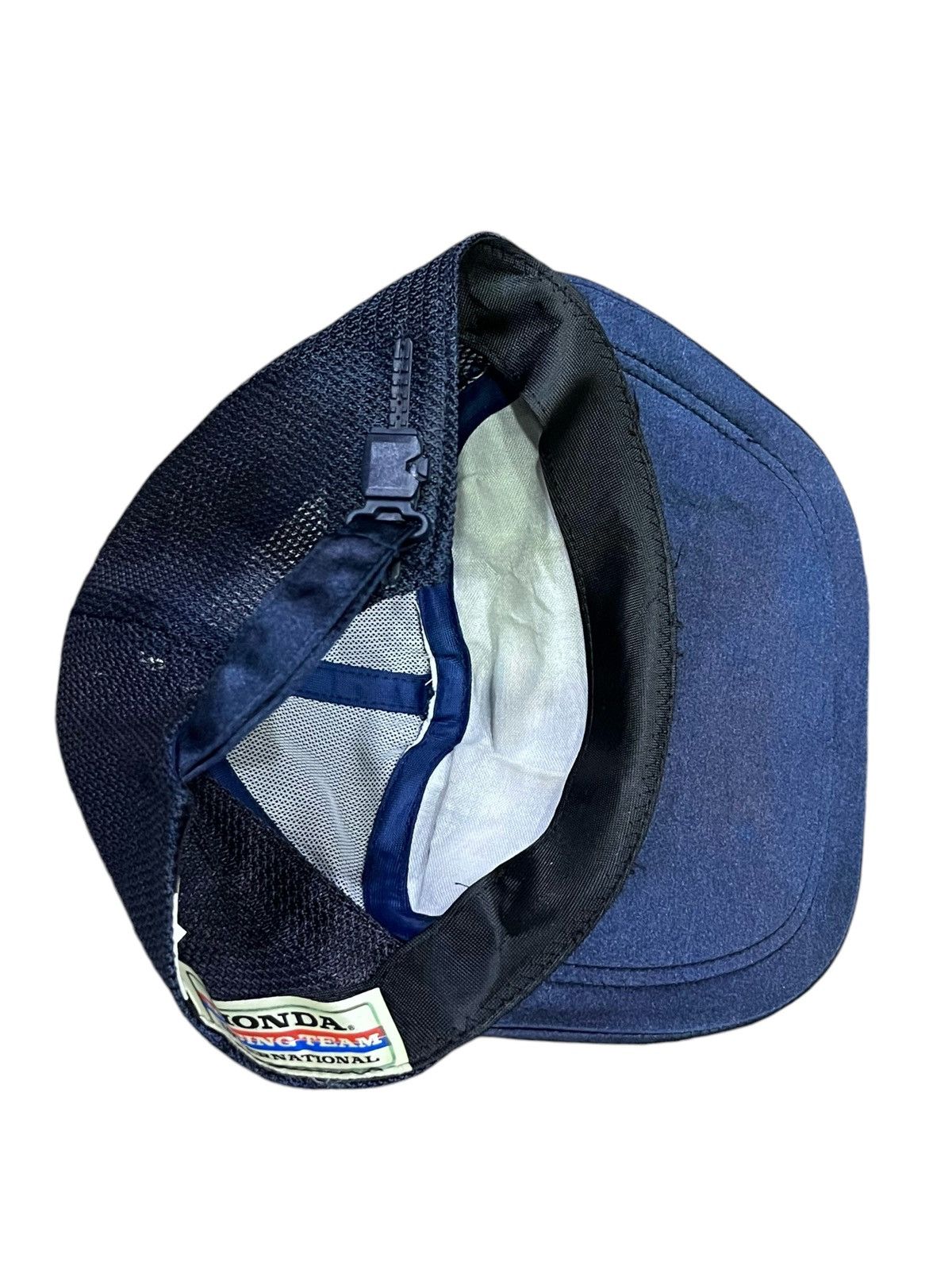 Honda 🏁VINTAGE 80’s HONDA RACING TEAM Strapback Trucker Hat Size ONE SIZE - 11 Thumbnail