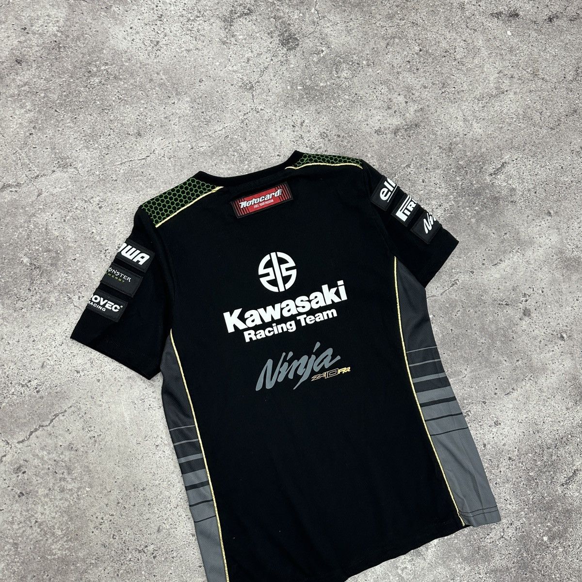 Formula 1 Vintage 00s Kawasaki Ninja Racing tee Monster Formula 1 y2k Size US S / EU 44-46 / 1 - 6 Thumbnail