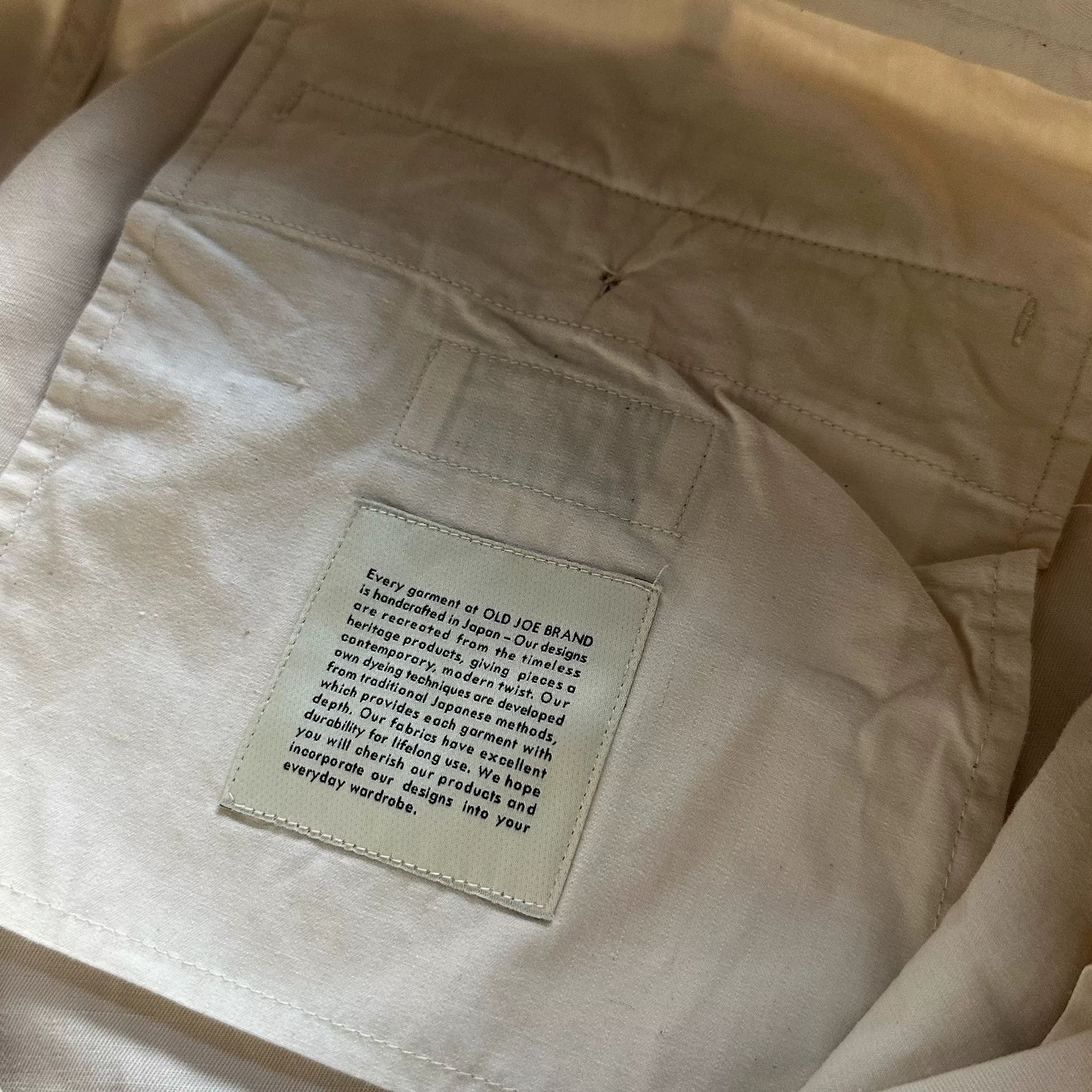 Old Joe OLD JOE Cotton Linen Beige Pants Size US 34 / EU 50 - 6 Thumbnail