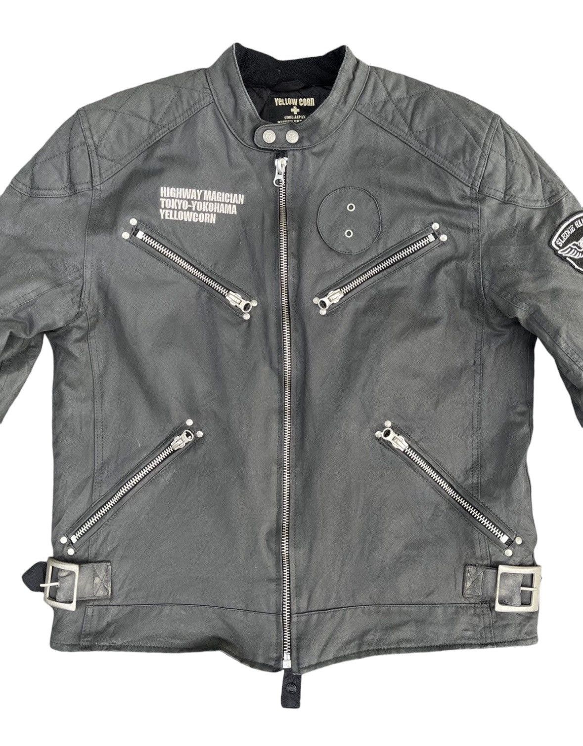 Sports Specialties Yellow Corn Motor Racing Biker Jacket Size US L / EU 52-54 / 3 - 3 Thumbnail