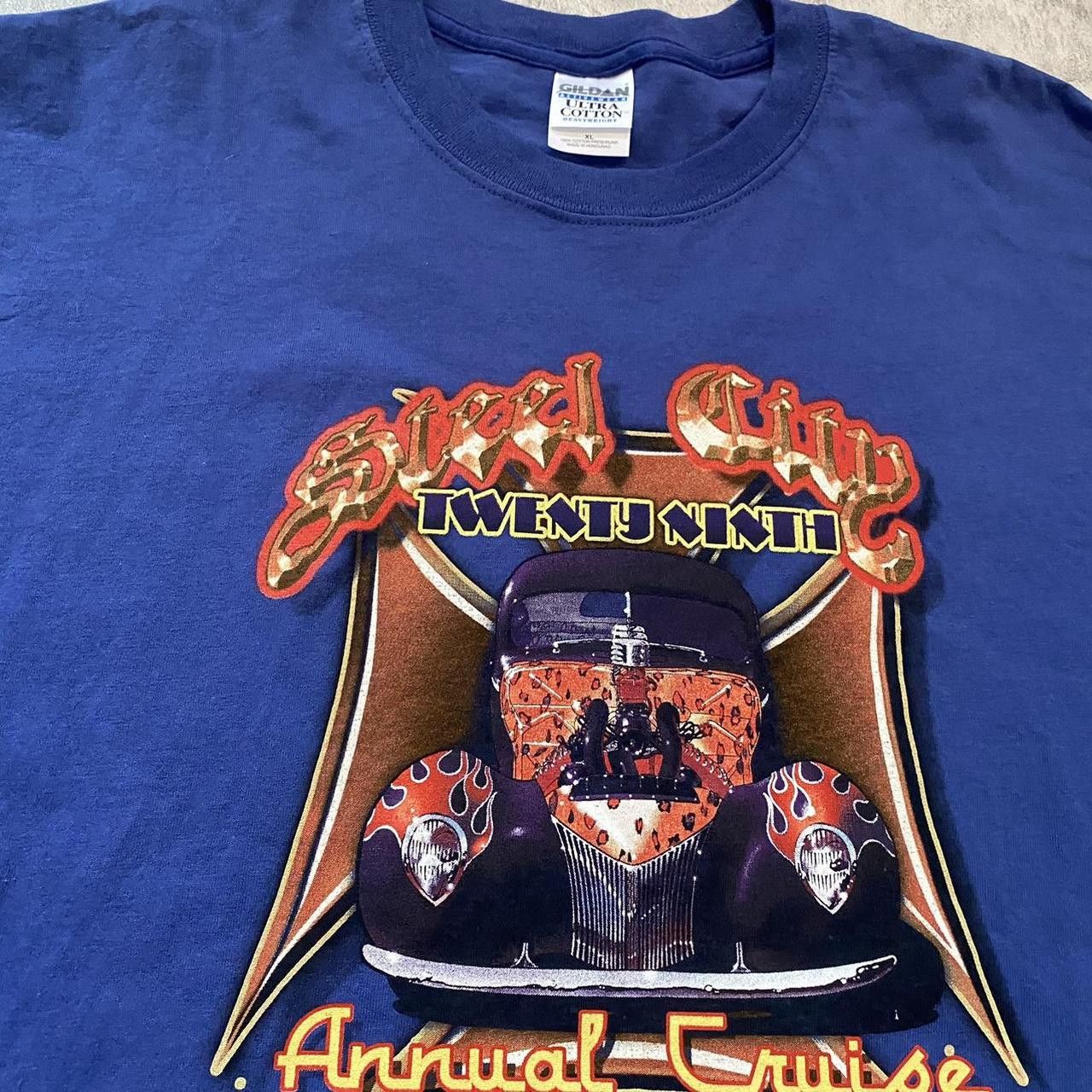 Gildan 2001 Steel City Misery T-shirt - blue cotton streetwea Size US XL / EU 56 / 4 - 3 Thumbnail