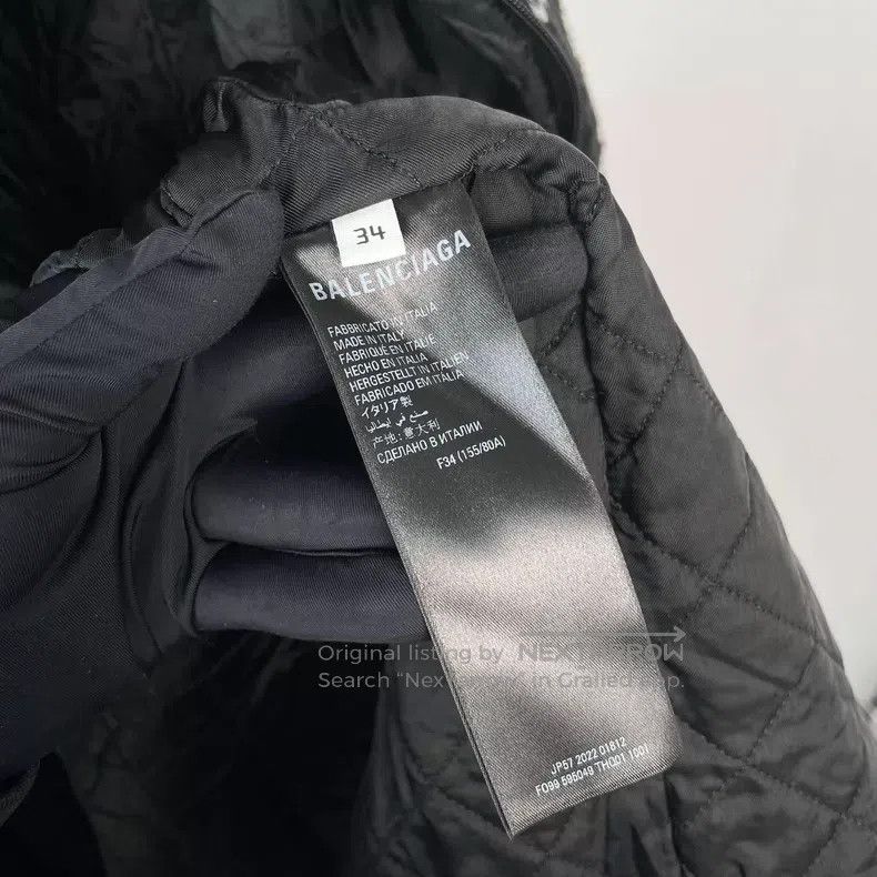 Balenciaga Balenciaga Black teddy bear Logo all-over print loose zipp Size XXS / US 00 / IT 34 - 7 Thumbnail