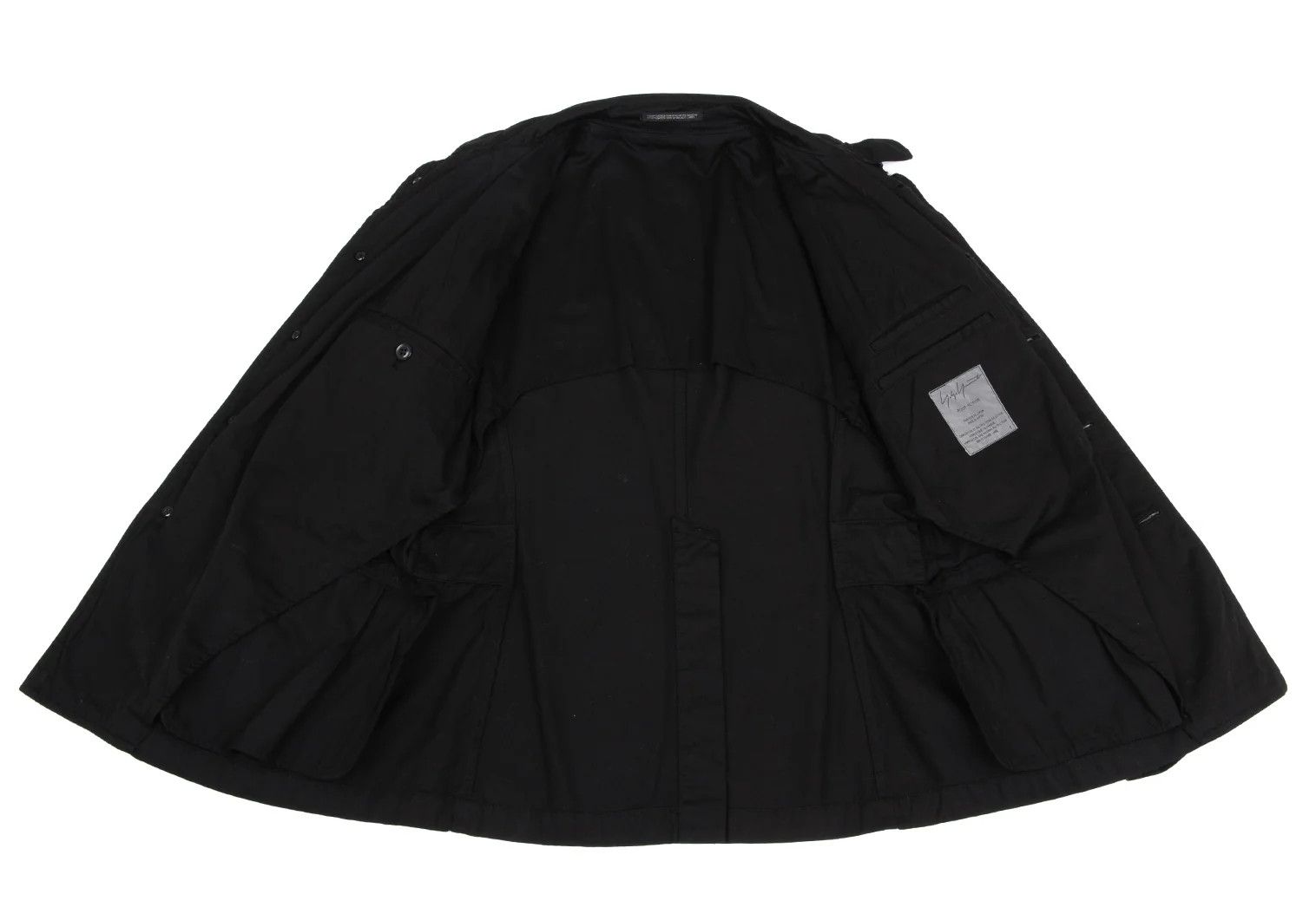 Yohji Yamamoto Yohji Yamamoto Cotton Safari Jacket Black Size US S / EU 44-46 / 1 - 12 Thumbnail