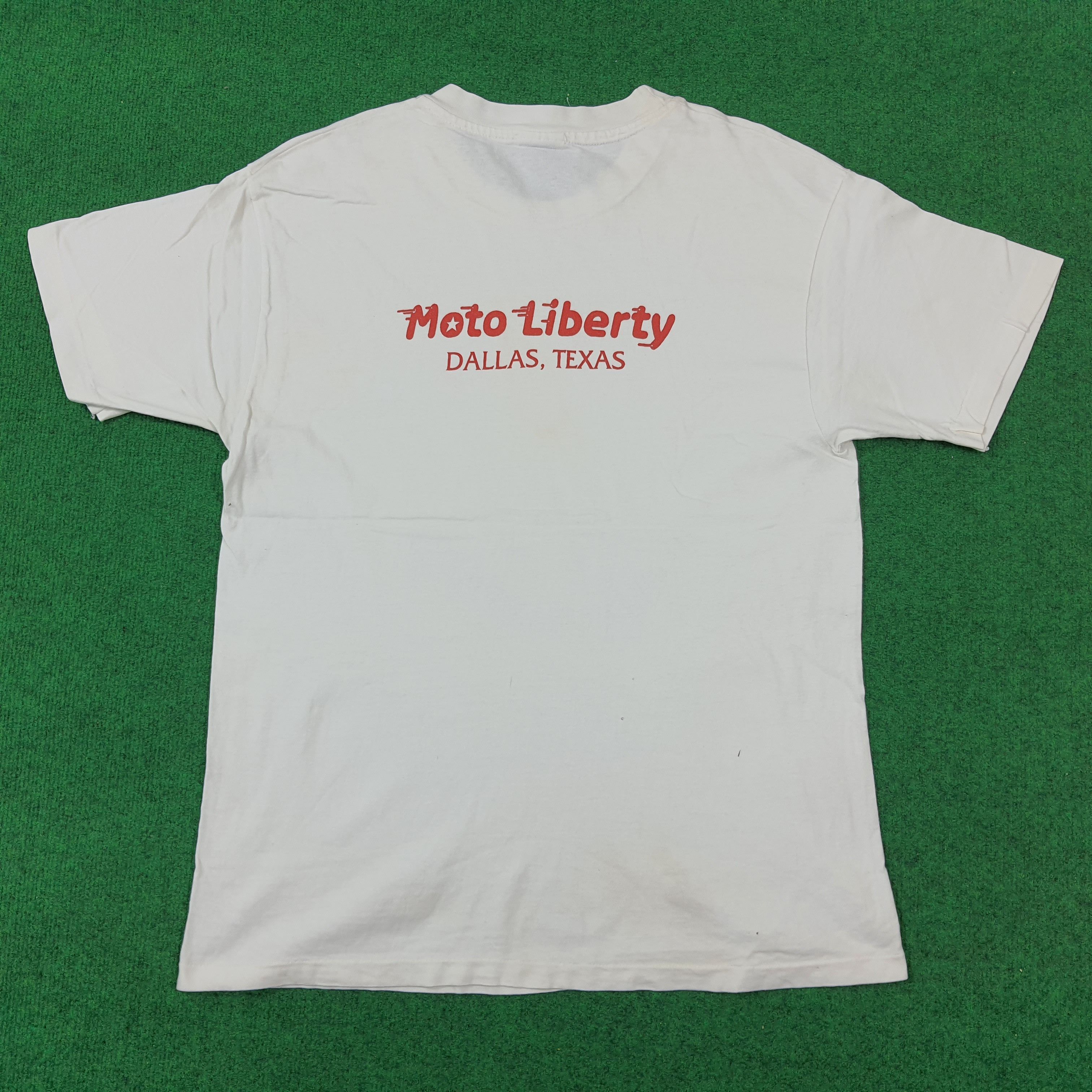 Vintage Vintage Ducati Champion Moto Liberty Texas With Sign Tshirt Size US M / EU 48-50 / 2 - 3 Thumbnail