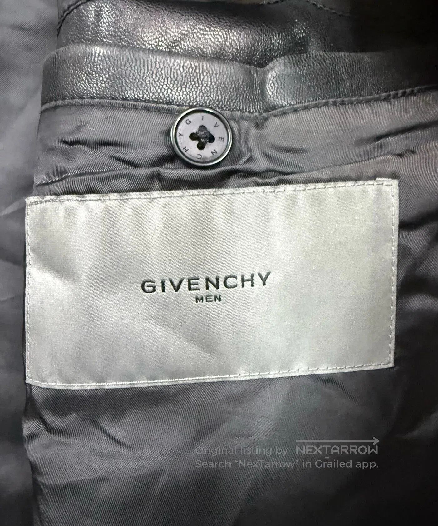 Givenchy Givenchy Men's Sheepskin Leather Jacket. Size US L / EU 52-54 / 3 - 4 Thumbnail