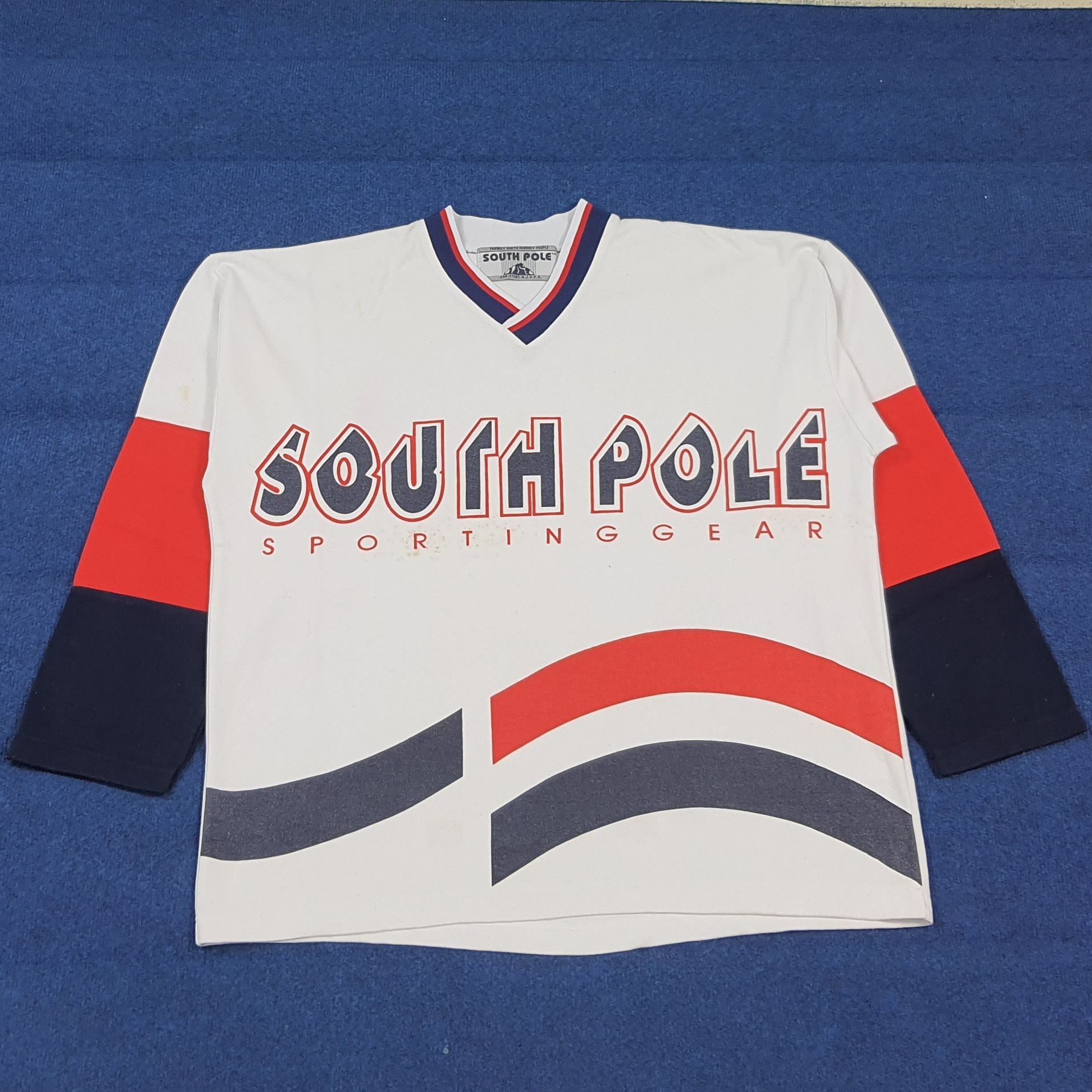 Southpole Vintage South Pole Sporting Gear Sweatshirt C295N18 Size US XL / EU 56 / 4 - 1 Thumbnail