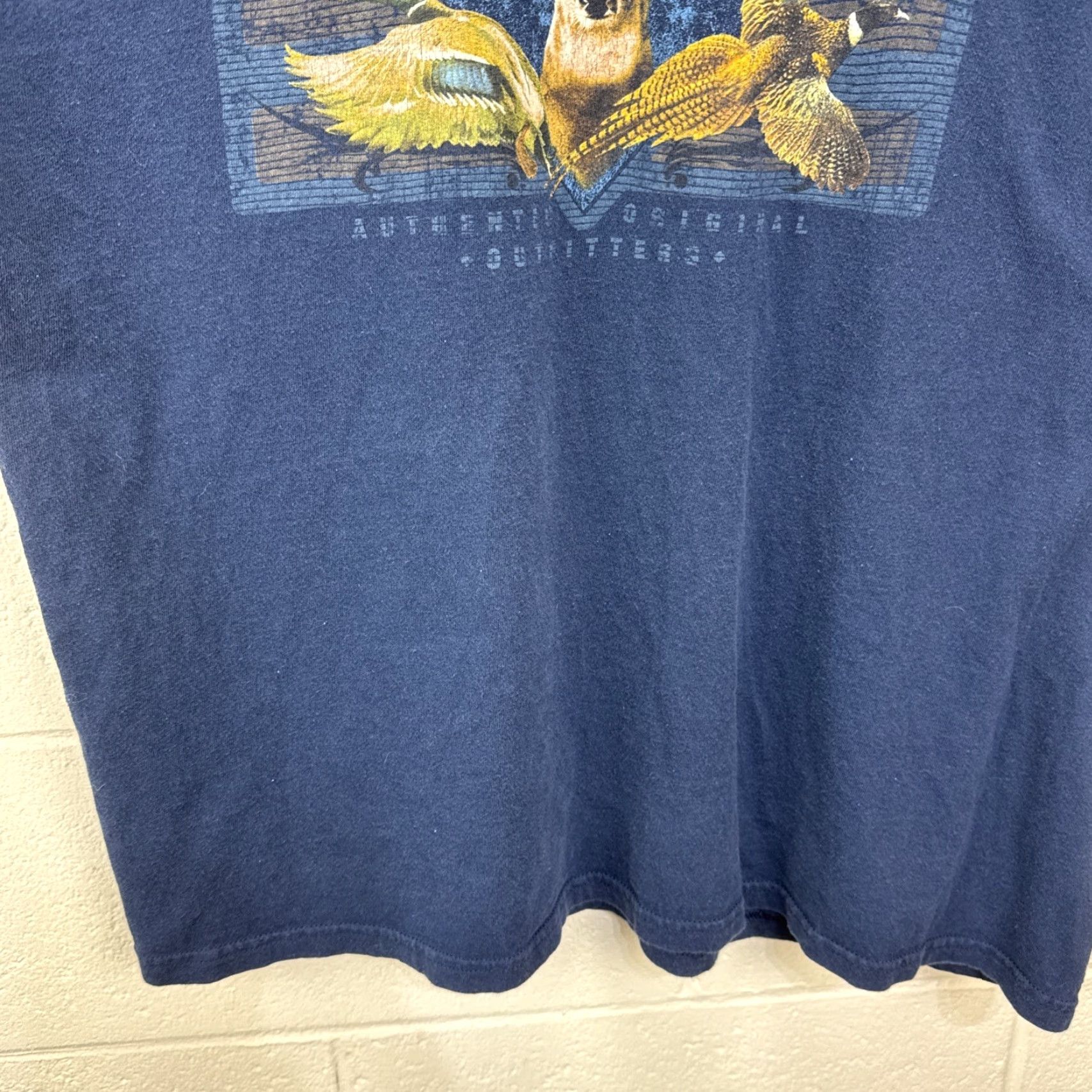 Vintage Vintage Lost Creek Outfitters Deer Duck Pheasant Hunting T Shirt Size XL Blue Size US XL / EU 56 / 4 - 7 Thumbnail
