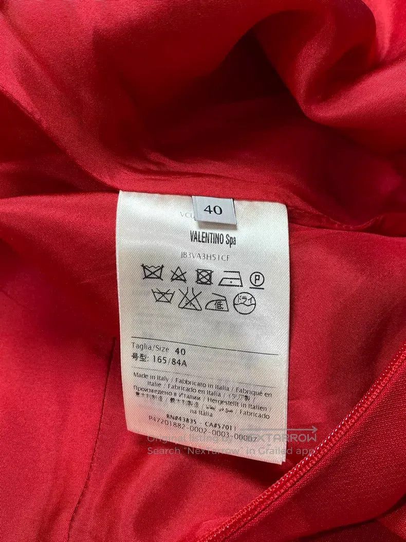 Valentino Valentino Red long-sleeved dress Size S / US 4 / IT 40 - 5 Thumbnail