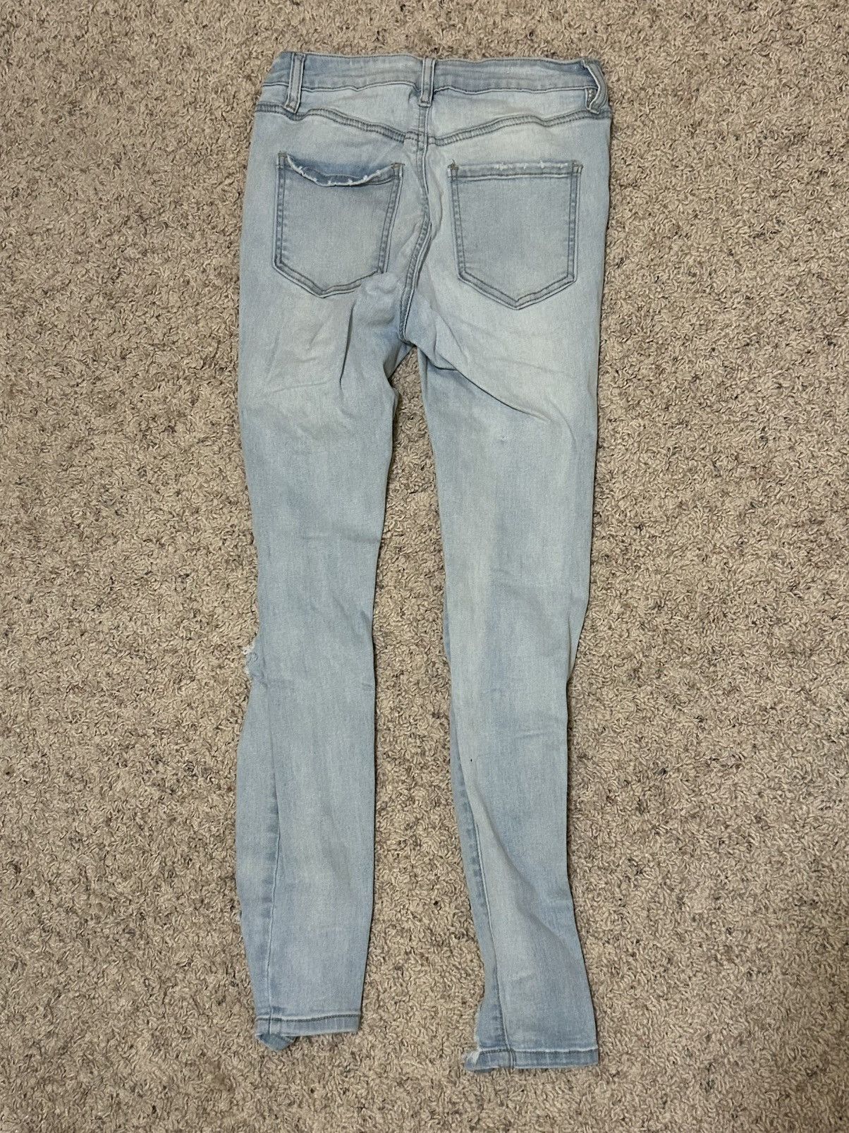 rue21 Women’s Rue21 Light Blue Ripped Skinny Jeans Size 28" / US 6 / IT 42 - 2 Thumbnail