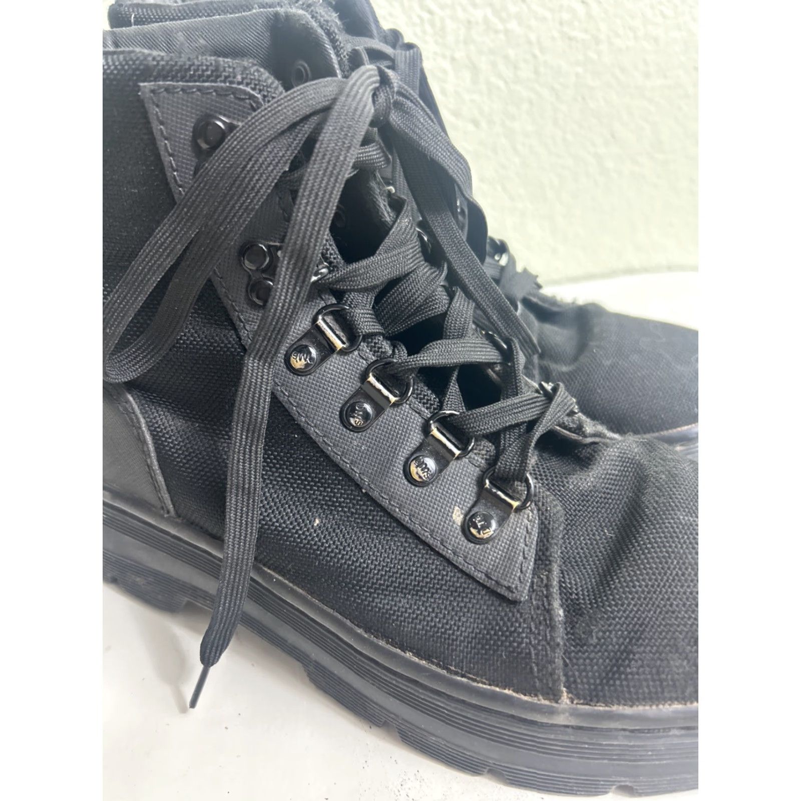 Dr. Martens Dr Martens Combs W Poly Combat Boots Womens Shoes Size 7 Black High Top Docs Style Combat Boots Mens? Womens? 7 Size S / US 4 / IT 40 - 3 Thumbnail