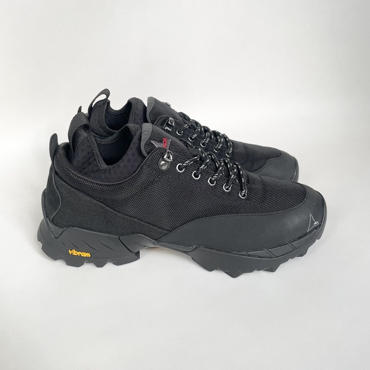 image of Roa Black Mesh ‘Neal’ Hiking Sneakers, Men's (Size 8)