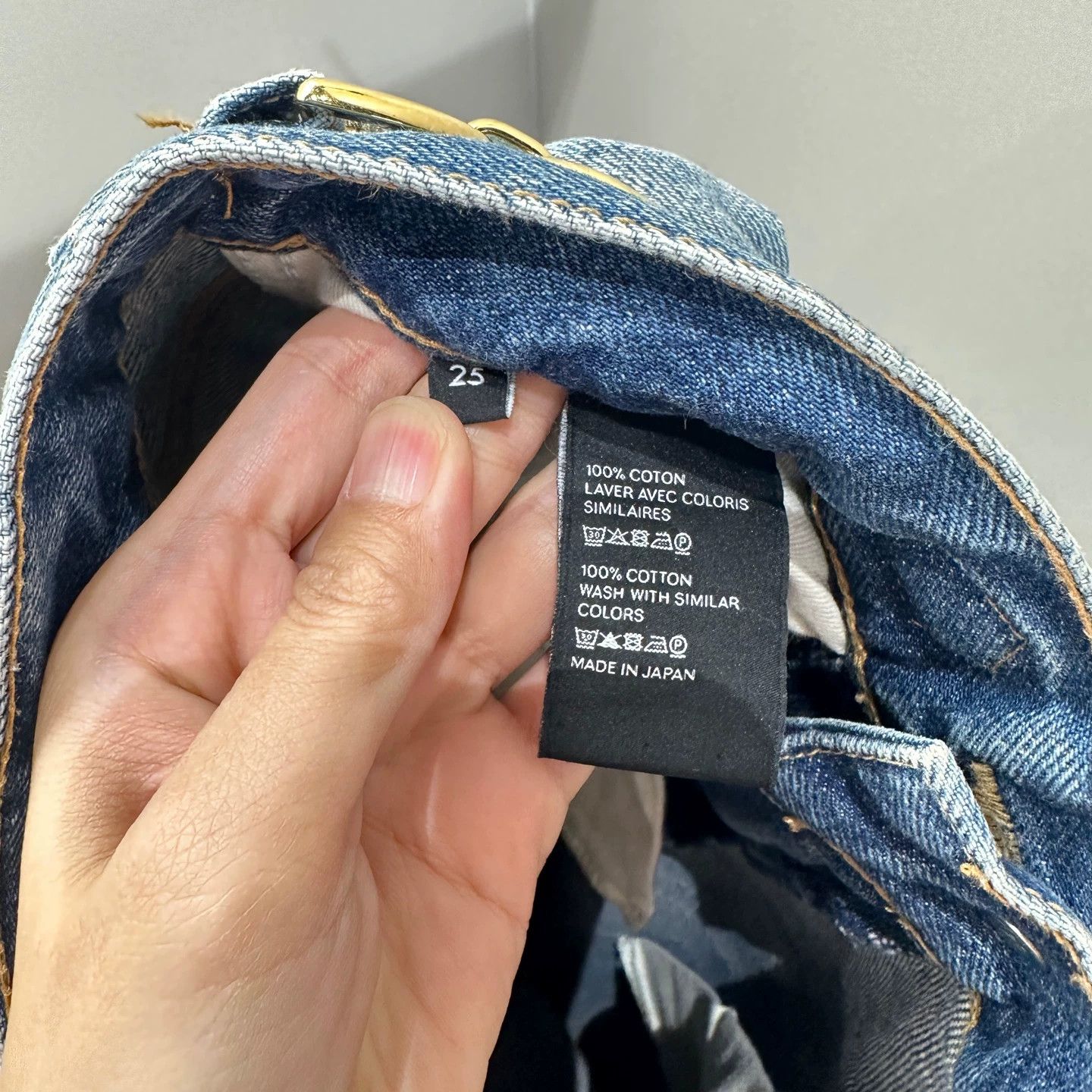 Celine Celine Jan364 Classic Triomphe Chain Jeans 25 Size 25" / US 0 / IT 36 - 5 Thumbnail