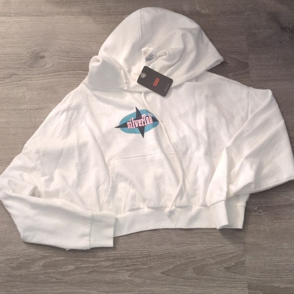 Levi's Levi's silver tab cropped hoodie size XL Size XL / US 12-14 / IT 48-50 - 1 Thumbnail