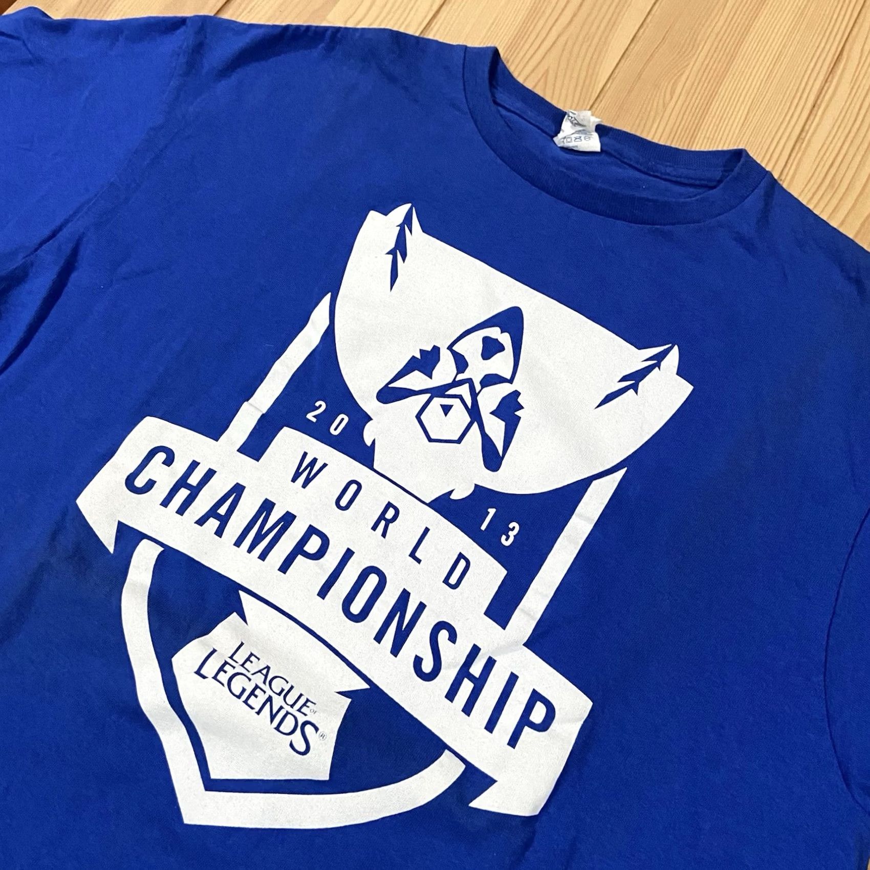 Delta League Of Legends 2013 World Championship T-Shirt Men’s Size L Blue Cotton Delta Vintage Size US L / EU 52-54 / 3 - 2 Thumbnail