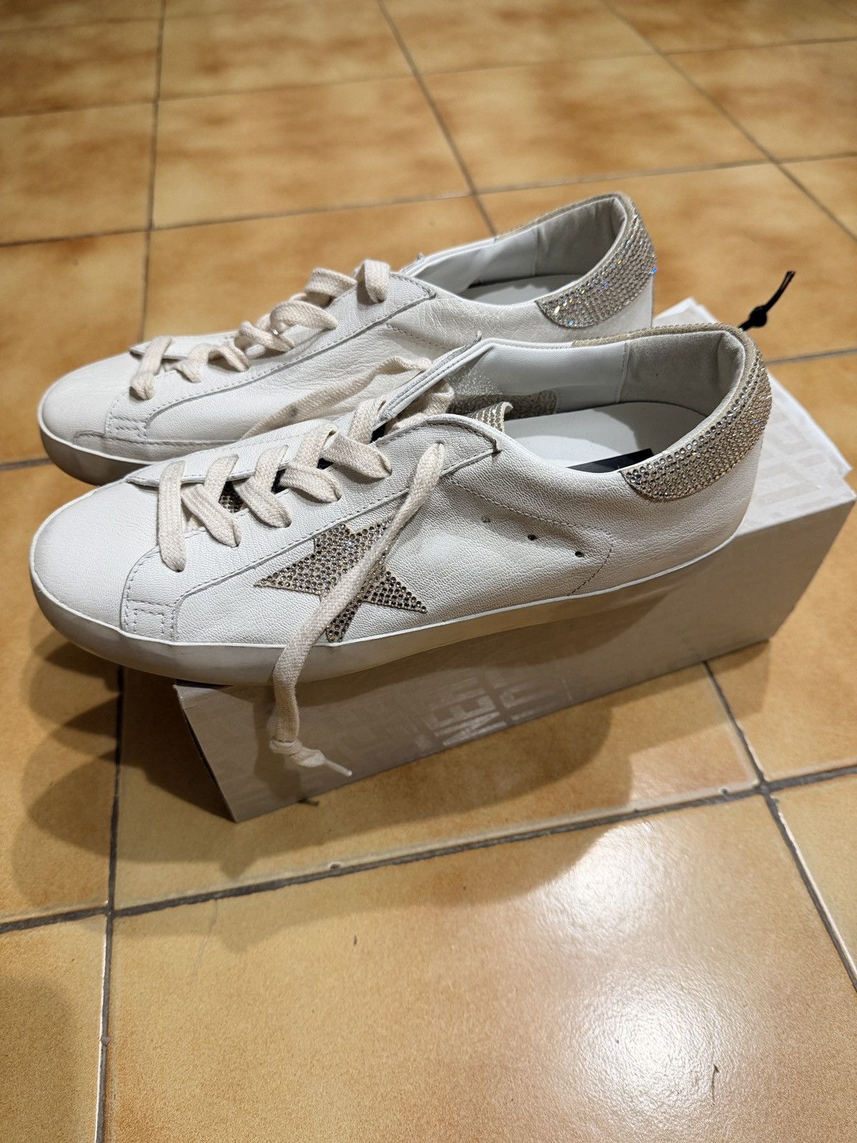 Golden Goose Golden goose super star Swarovski Size US 11 / IT 41 - 1 Thumbnail