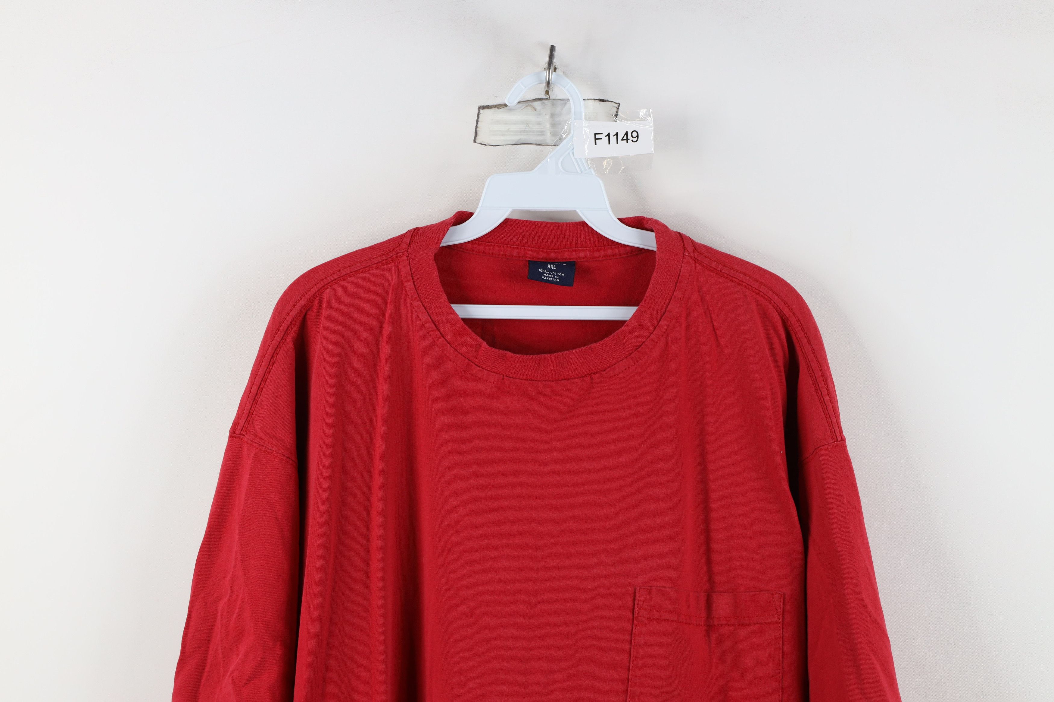 Vintage Vintage 90s Y2K Streetwear Heavyweight Blank Cotton T-Shirt Size US XXL / EU 58 / 5 - 2 Thumbnail