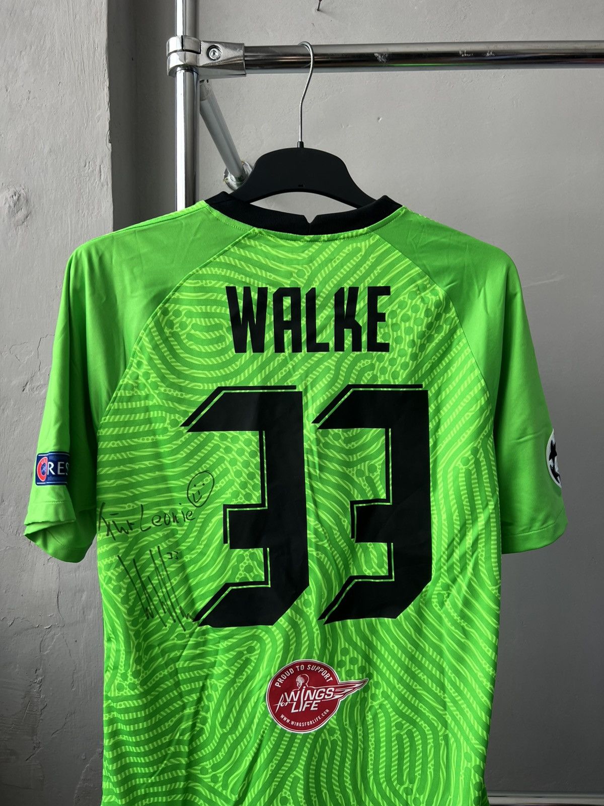 Nike 2021/22 SALZBURG #33 WALKE PLAYER ISSUED MATCH WORN JERSEY Size US XL / EU 56 / 4 - 14 Thumbnail