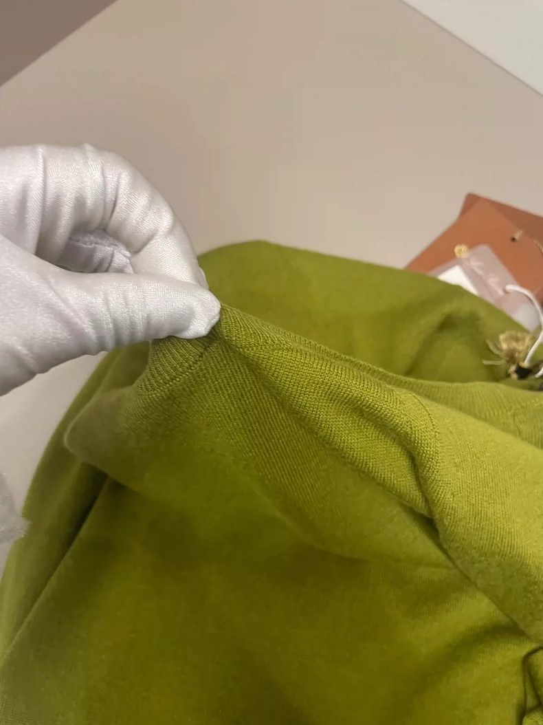 Loro Piana LORO PIANA Avocado green cashmere sweater Size S / US 4 / IT 40 - 7 Thumbnail
