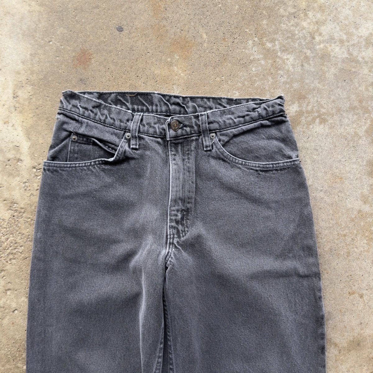 Levi's 90s Levi's 560 Baggy Faded Black Thrashed Jeans ERD Grunge Size US 30 / EU 46 - 3 Thumbnail