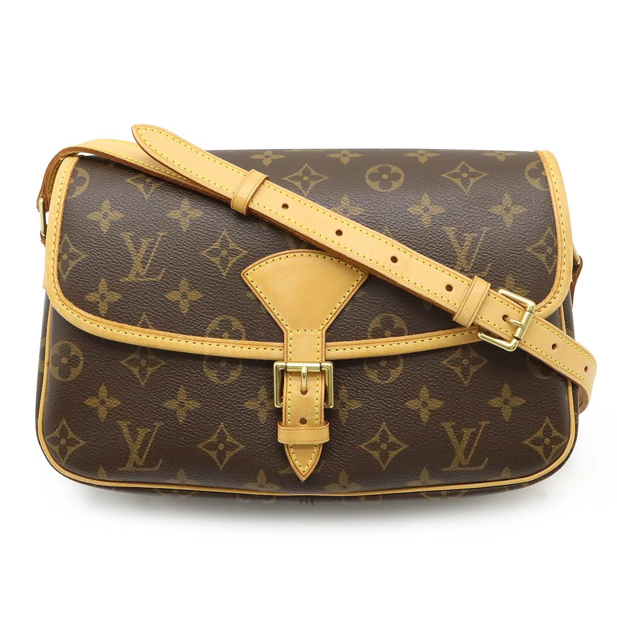 Louis Vuitton Louis Vuitton Monogram Sologne Shoulder Bag M42250 Canvas Crossbody Bag M42250 in Brown, Women's