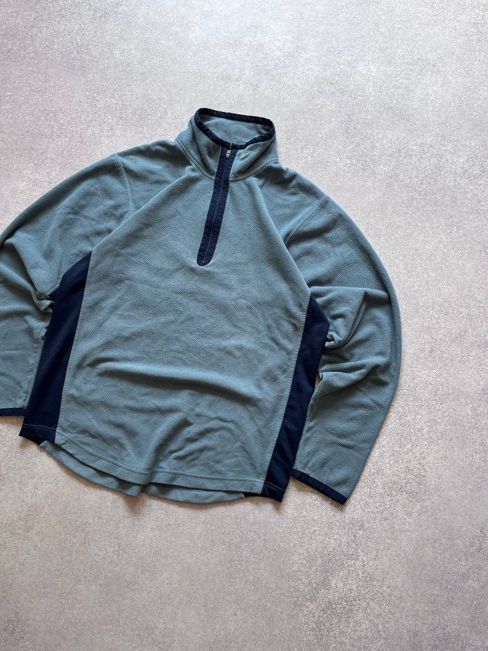 Nike × Vintage Vintage Nike 1/3 Swoosh Fleece Sherpa M Size US M / EU 48-50 / 2 - 2 Thumbnail