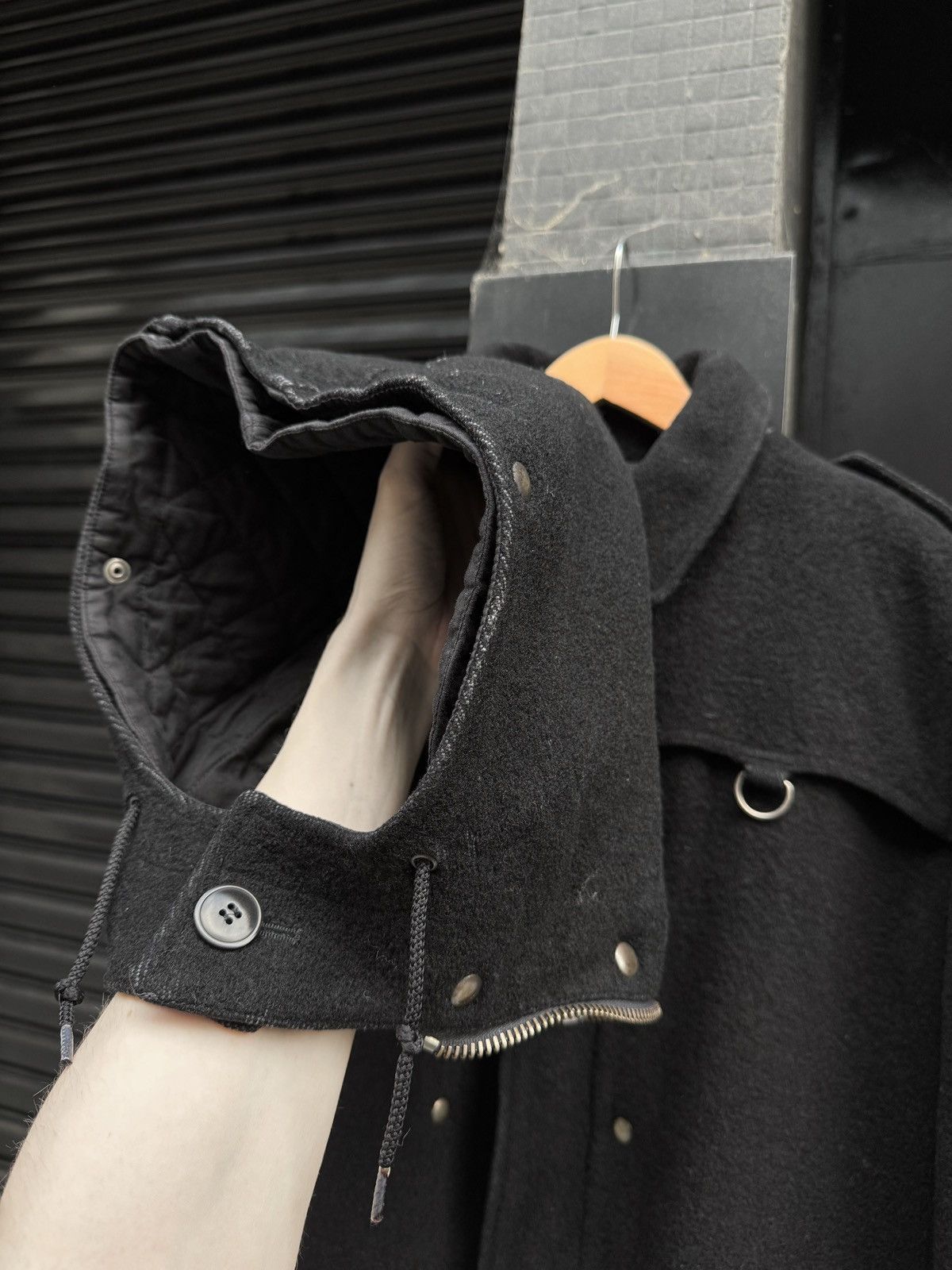 Maison Margiela Maison Martin Margiela AW04 Hooded Heavy Belted Wool Parka Size US M / EU 48-50 / 2 - 9 Thumbnail