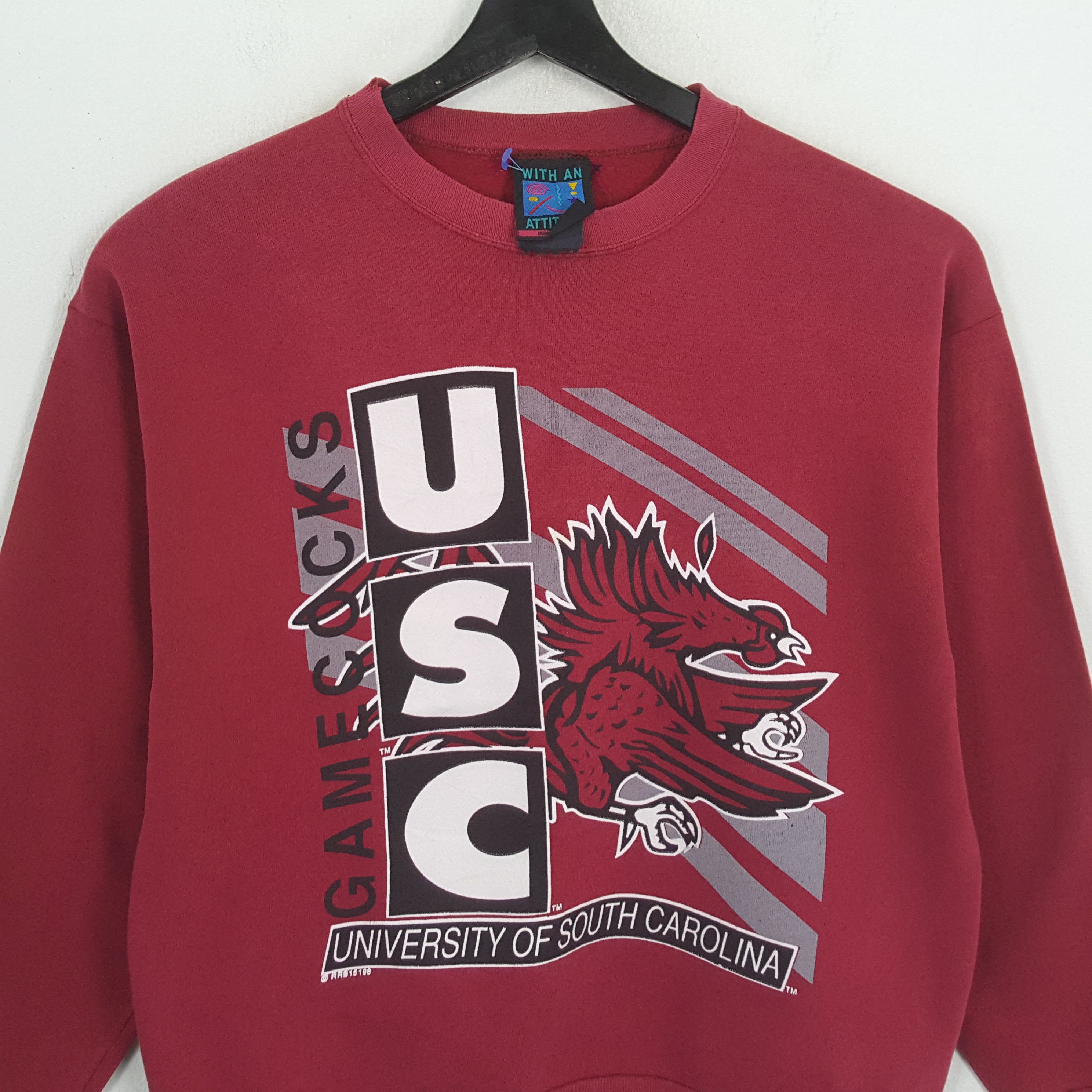 Vintage UNIVERSITY OF SOUTH CAROLINA Vintage Sweatshirt Size US M / EU 48-50 / 2 - 2 Thumbnail