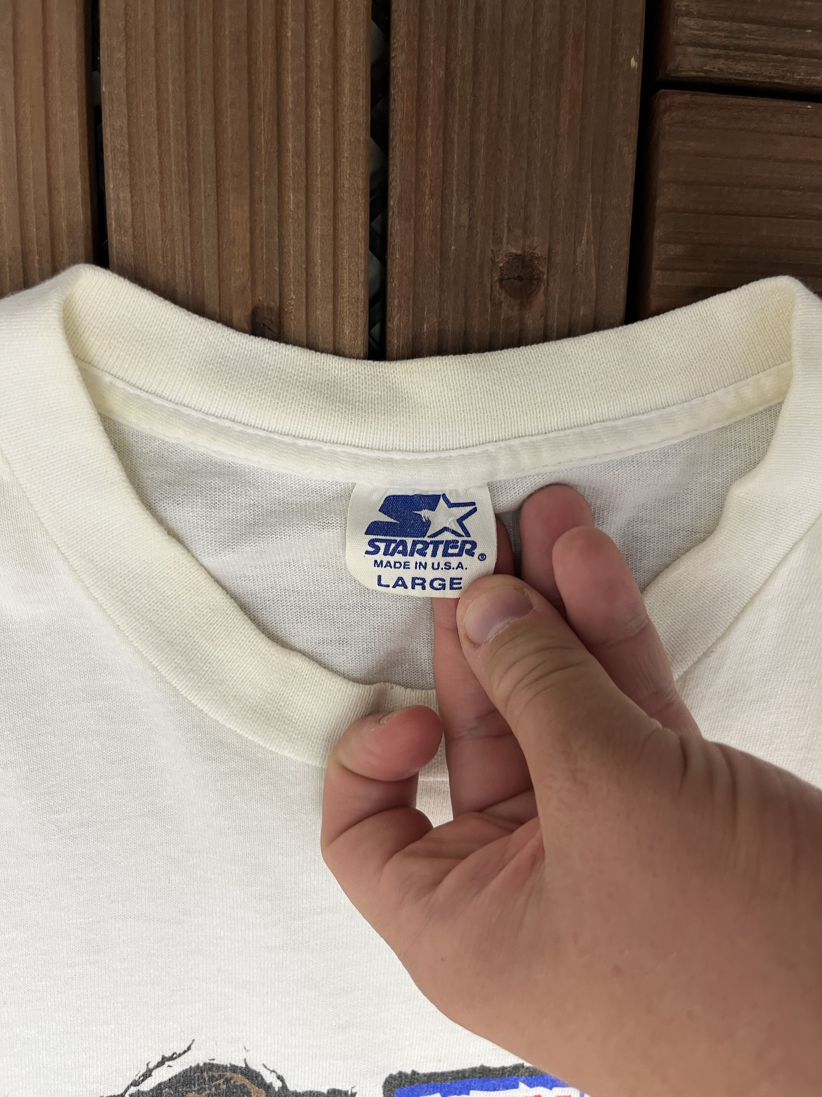 Starter × Vintage New England Patriots AFC Champions Vintage T-Shirt Tee Size US L / EU 52-54 / 3 - 5 Thumbnail