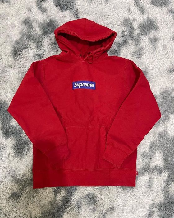 Supreme Supreme Box Logo Hoodie Red, Grailed