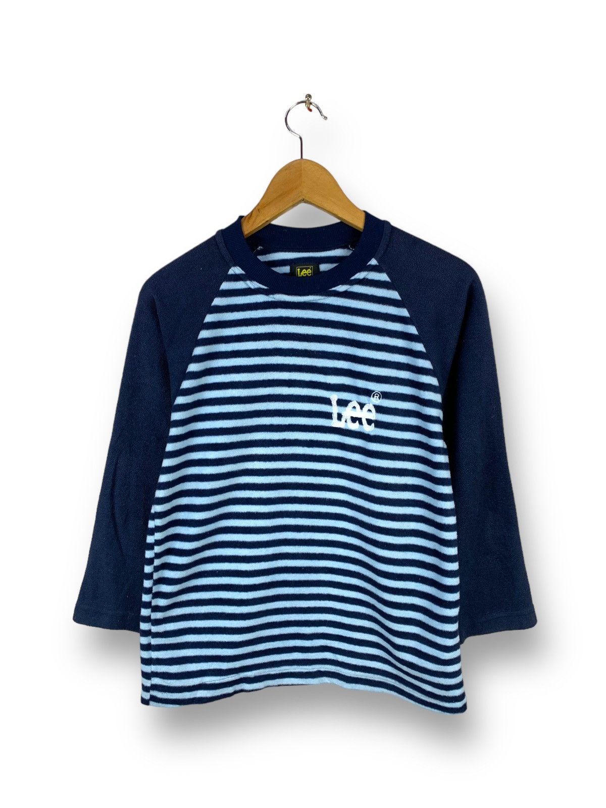 Lee × Vintage Rare! Lee Nightwear Stripes Longsleeves Sweater Size XS / US 0-2 / IT 36-38 - 1 Thumbnail