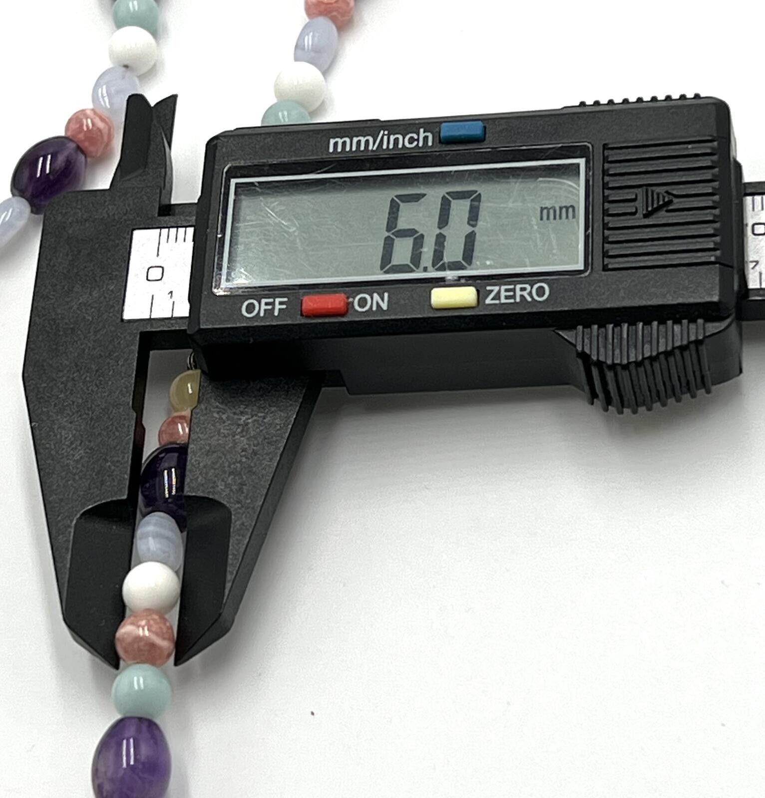 Other 925 Carolyn Pollack Citrine, Amethyst & Agate Bead Necklace Size ONE SIZE - 5 Thumbnail