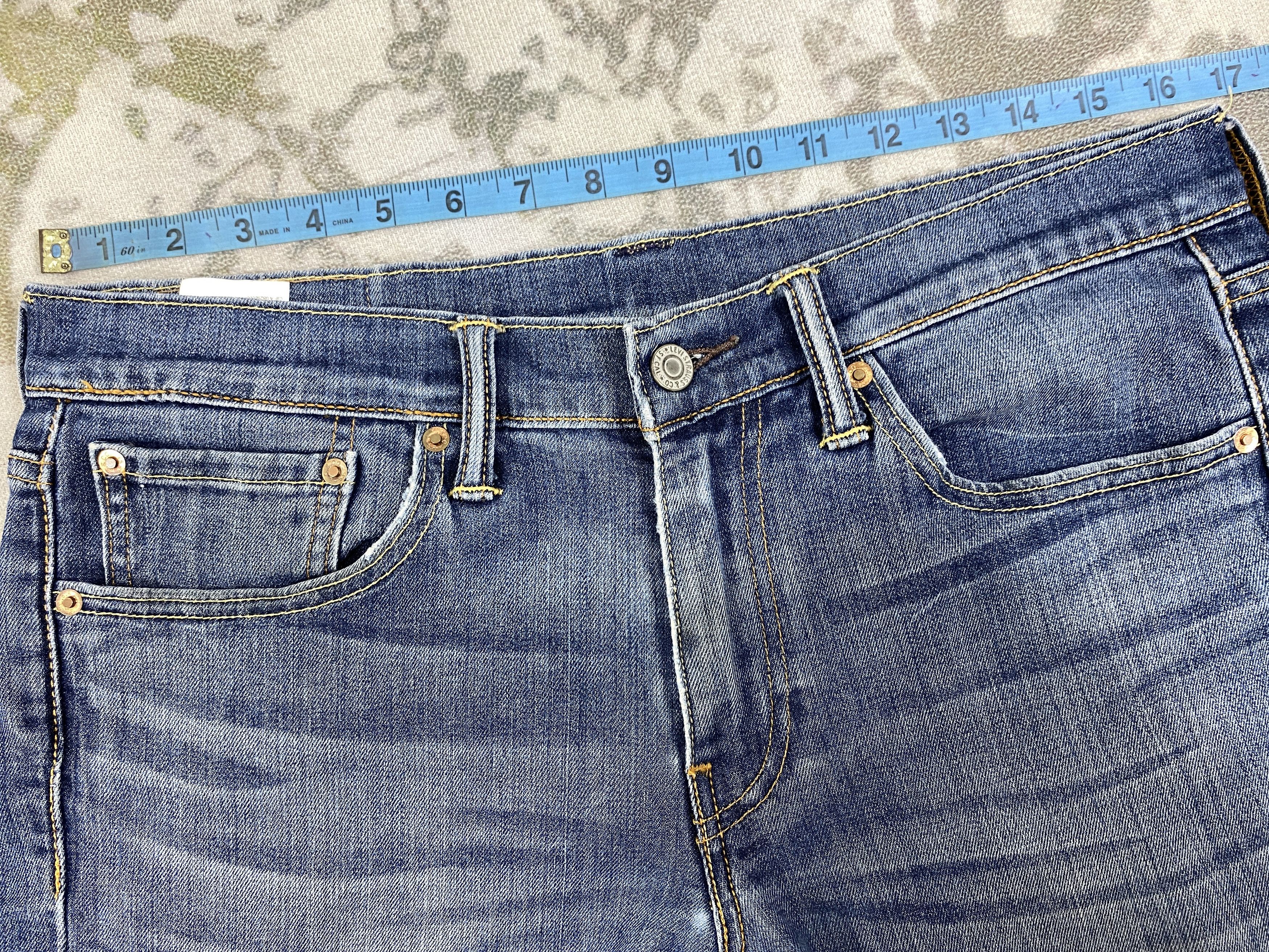 Levi's Distressed Blue Levi's 511 Jeans 33x28.5 Denim -SJ142 Size US 33 - 5 Thumbnail