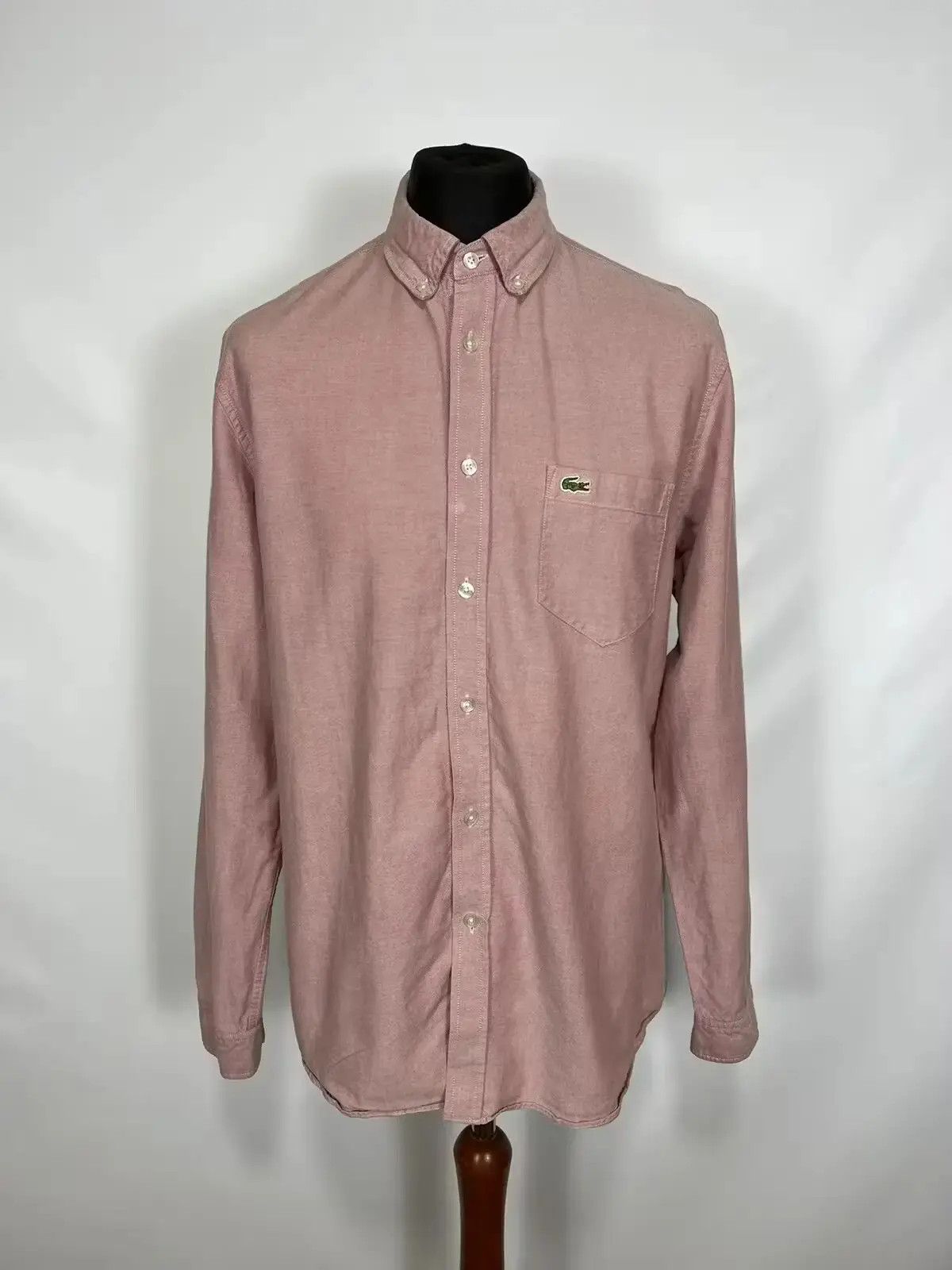 Designer × Lacoste × Vintage Lacoste luxury long sleeve shirt Size US L / EU 52-54 / 3 - 1 Thumbnail