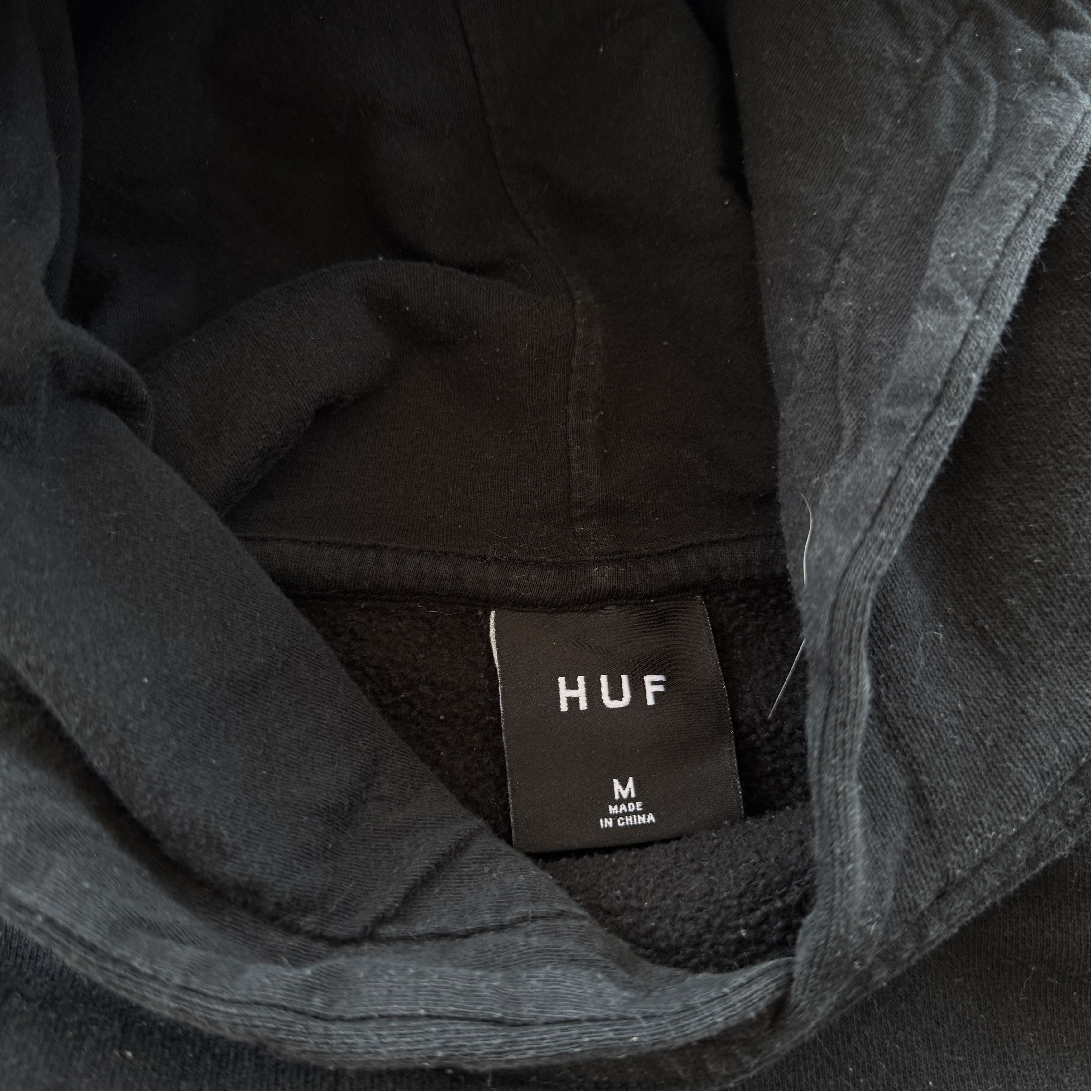 Huf Vintage 90s Huf Hooded Sweatshirt Size US M / EU 48-50 / 2 - 8 Thumbnail