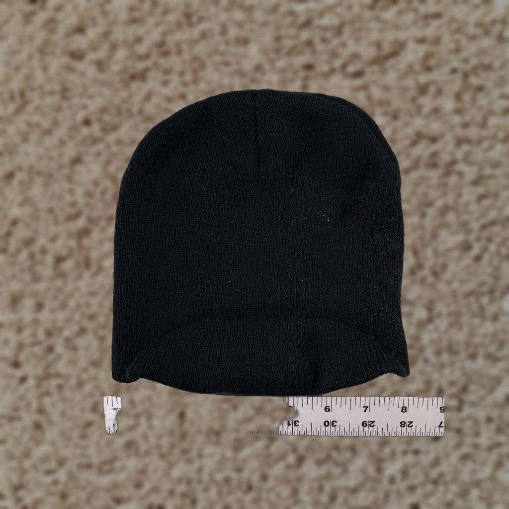 Vintage Gold Medal Ski Beanie Adult One Size Black Knit 100% Acrylic Mens Size ONE SIZE - 1 Thumbnail