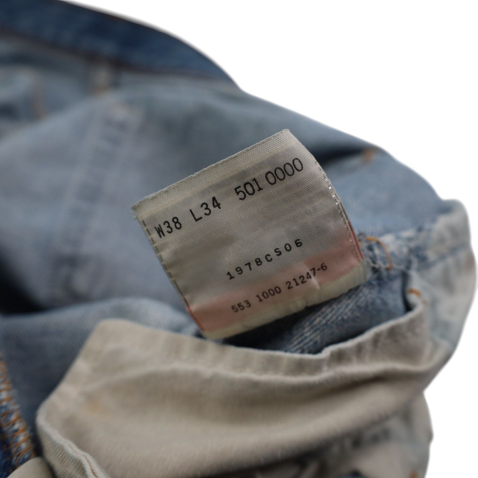 Levi's × Vintage Vintage Levis 501 USA Made Denim Jeans Size US 38 / EU 54 - 10 Thumbnail