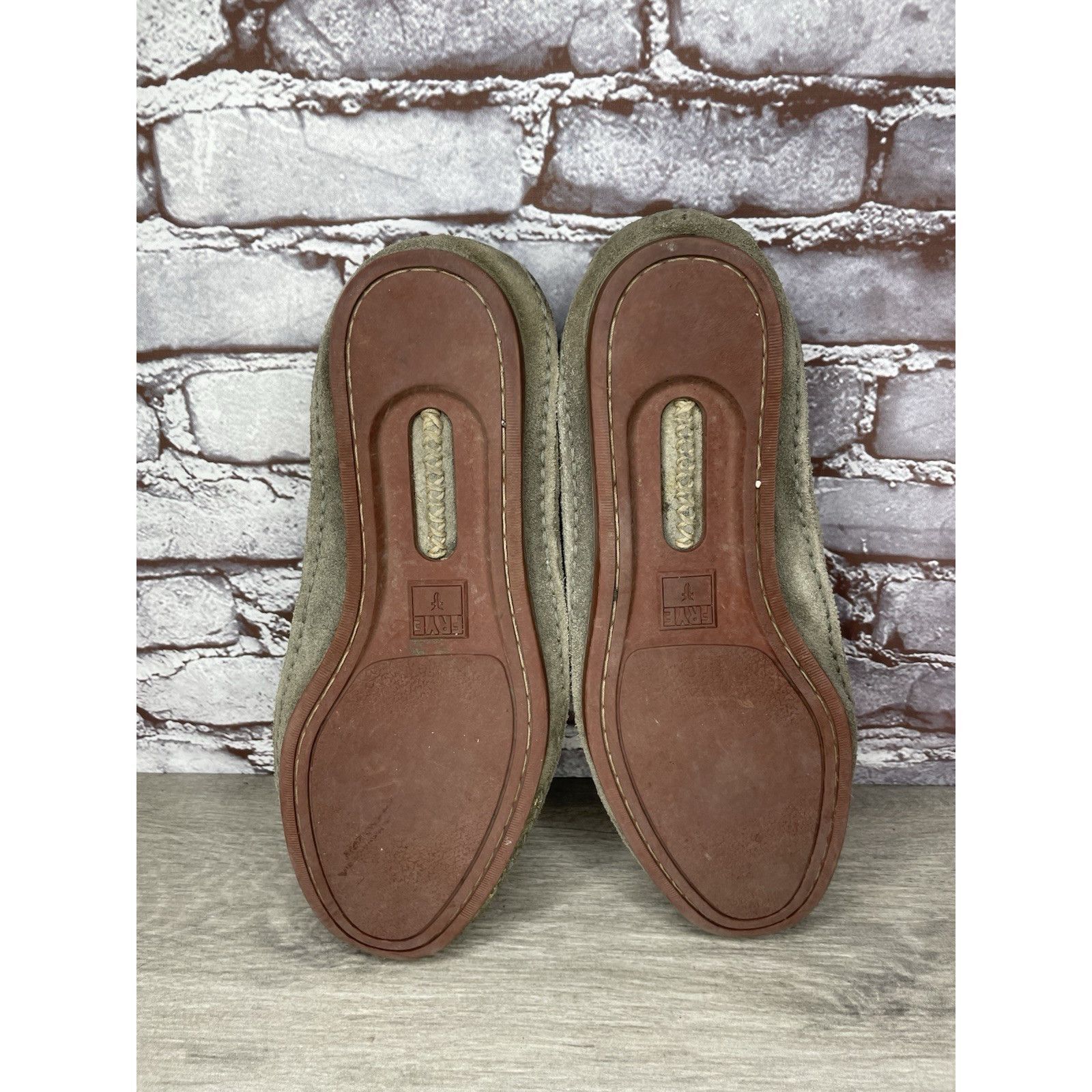 Frye FRYE Mason Tie Moc Camp Taupe Suede Leather Boat Shoes Men S Size US 12 / EU 45 - 19 Thumbnail