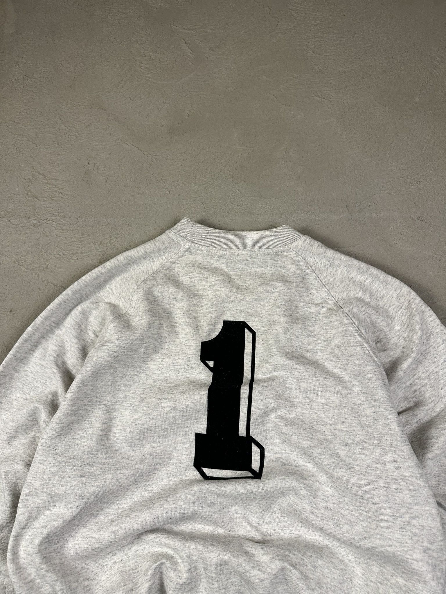 Asics 80s Vintage Acisc Spellout Logo "1" Boxy Crewneck Japan Size US XL / EU 56 / 4 - 14 Thumbnail