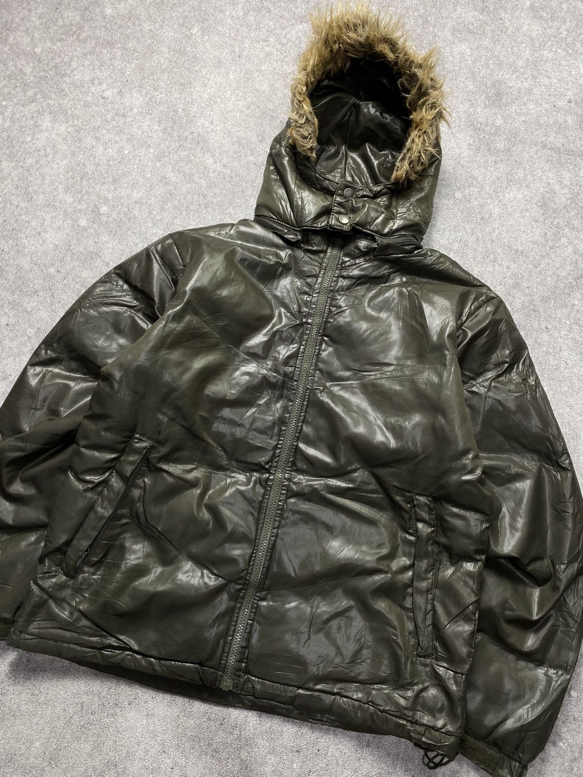Japanese Brand 2000s Carft works quilted fur bomber jacket Size US M / EU 48-50 / 2 - 2 Thumbnail