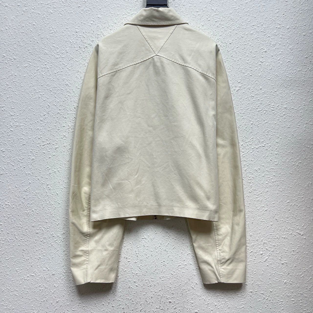 Bottega Veneta beige triangle pocket silhouette jacket Size US L / EU 52-54 / 3 - 2 Thumbnail