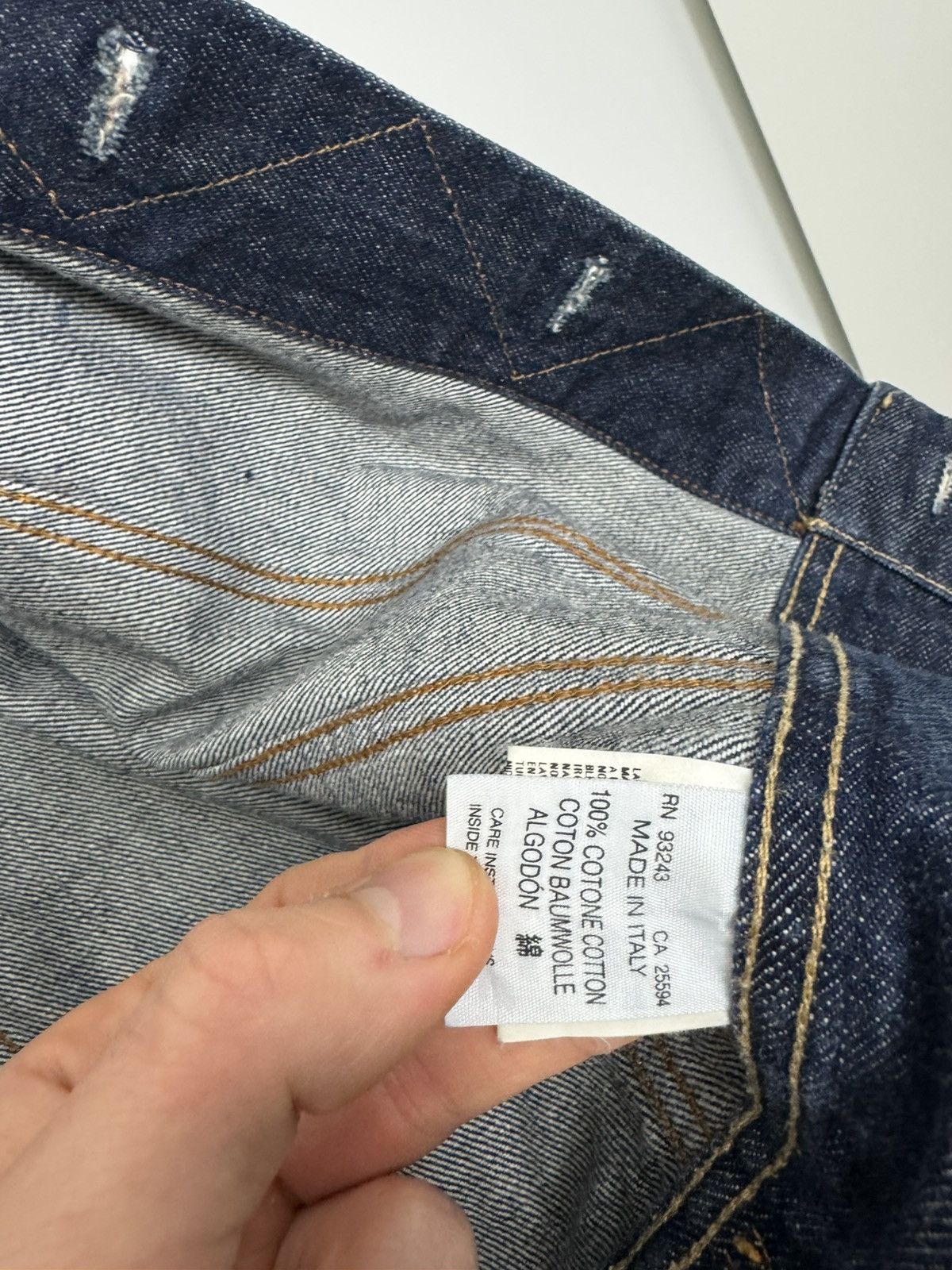 Vintage Y2k 00s Archive Diesel Trucker Jacket Denim Jeans