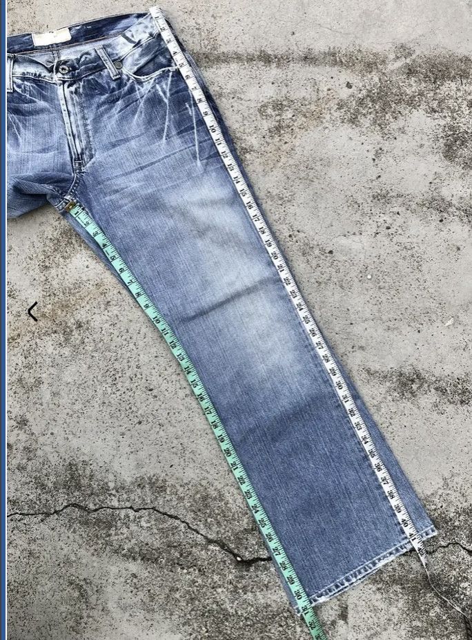 Japanese Brand FLARED⚡️⚡️BKE WASHED BLUE DENIM Size US 34 / EU 50 - 6 Thumbnail